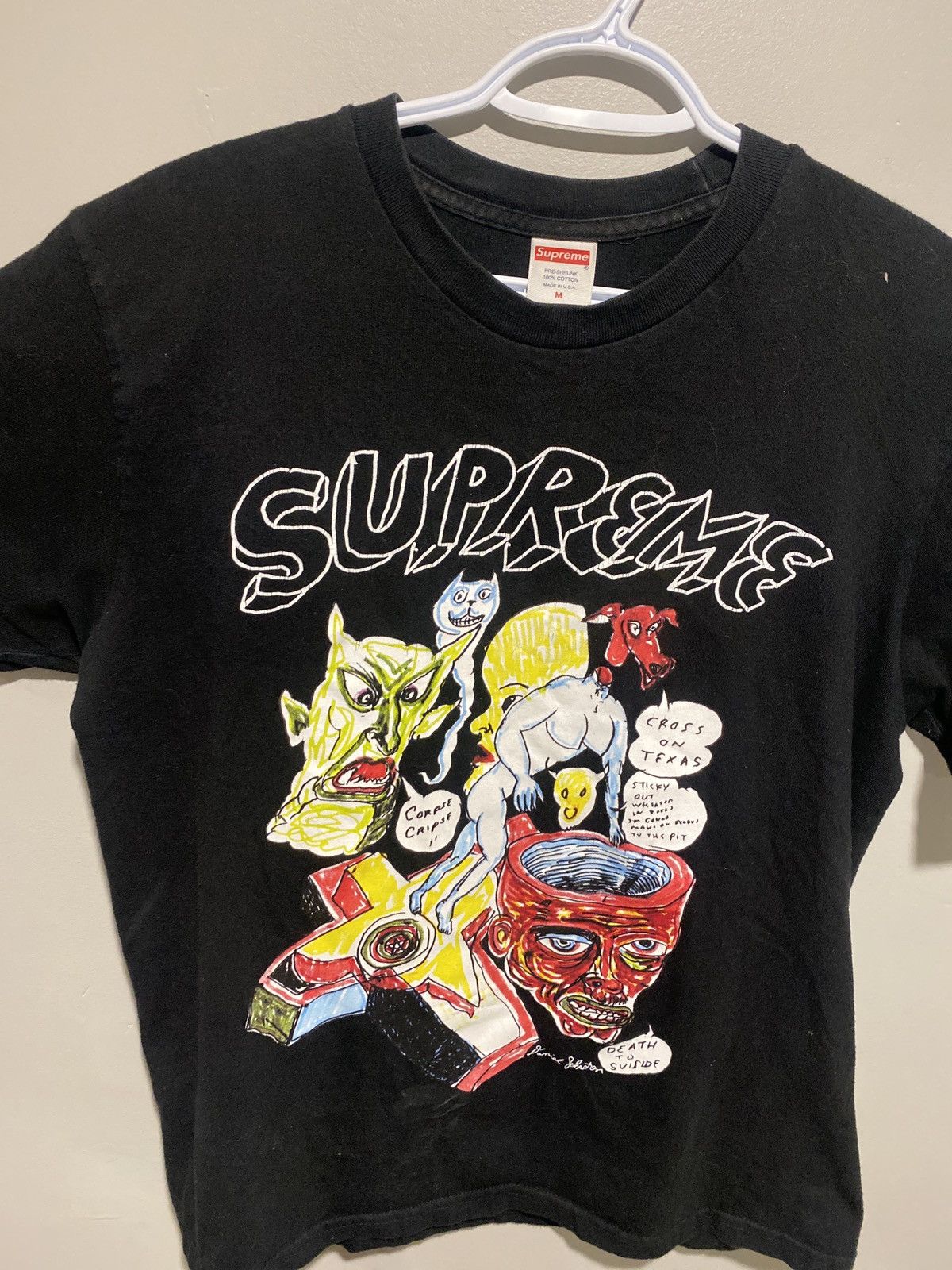 Supreme SUPREME x DANIEL JOHNSTON TEE Size US M / EU 48-50 / 2 - 1 Thumbnail