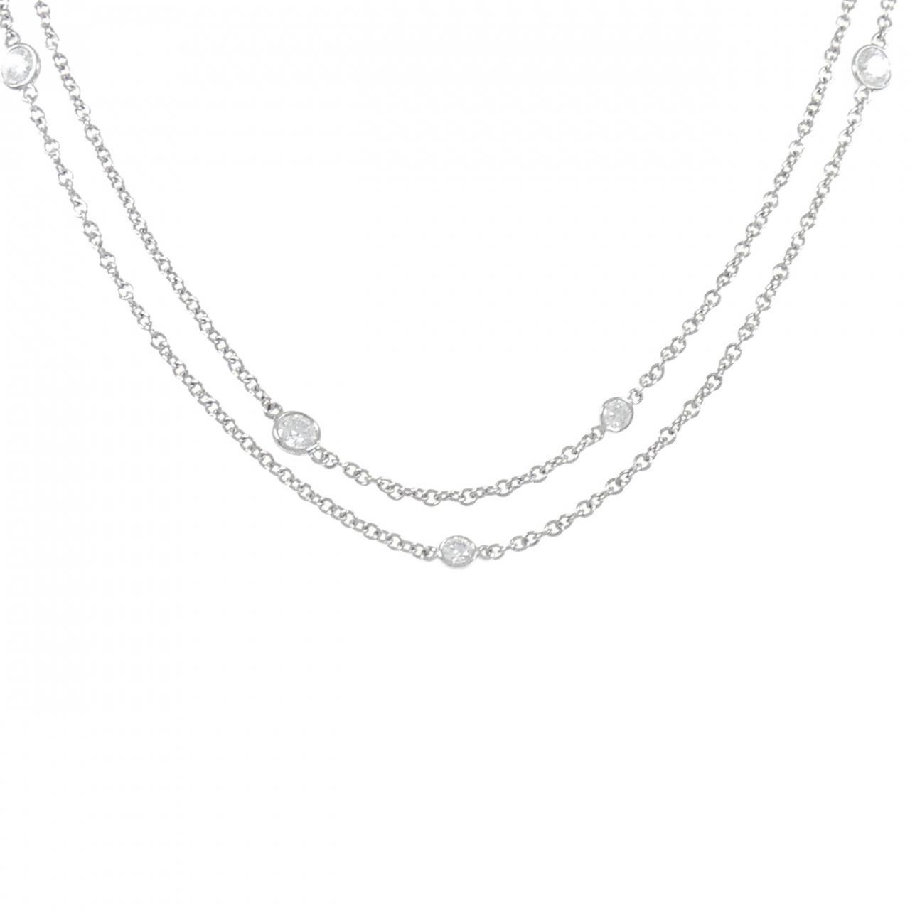 Tiffany & Co. Tiffany & Co. Tiffany By The Yard Platinum Diamond Necklace Precious Metal Necklace 60102528 DUTY FREE for USA Size ONE SIZE - 1 Thumbnail