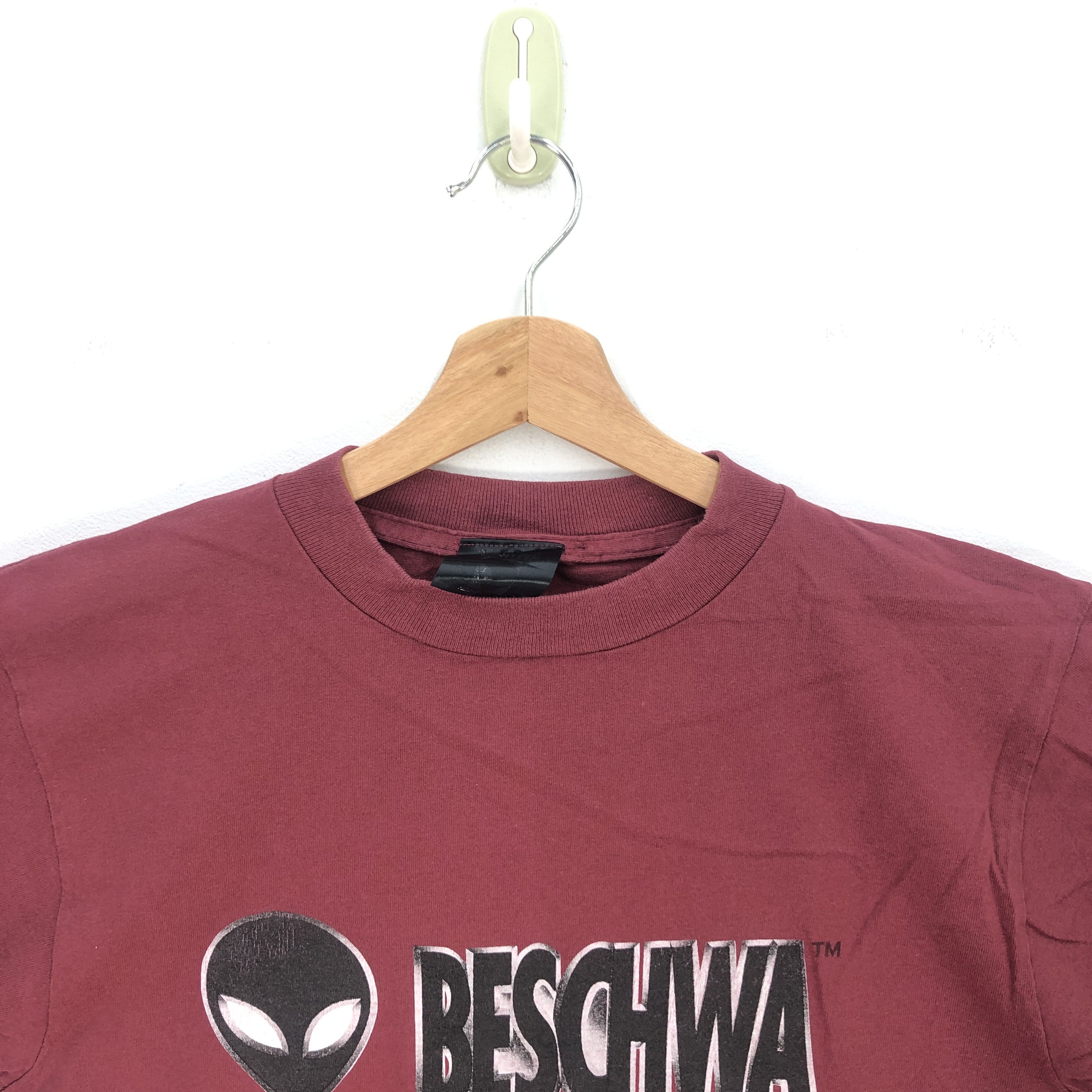 Japanese Brand × Vintage Vintage Beschwa T Shirt Japanese Alien Skulls Tees Size US M / EU 48-50 / 2 - 4 Thumbnail