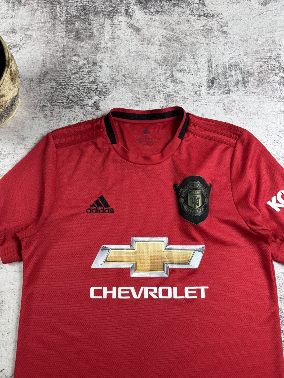 Adidas Vintage Manchester United 2019/2020 Red Soccer Football T Shirt Jersey Kit Size US S / EU 44-46 / 1 - 6 Thumbnail