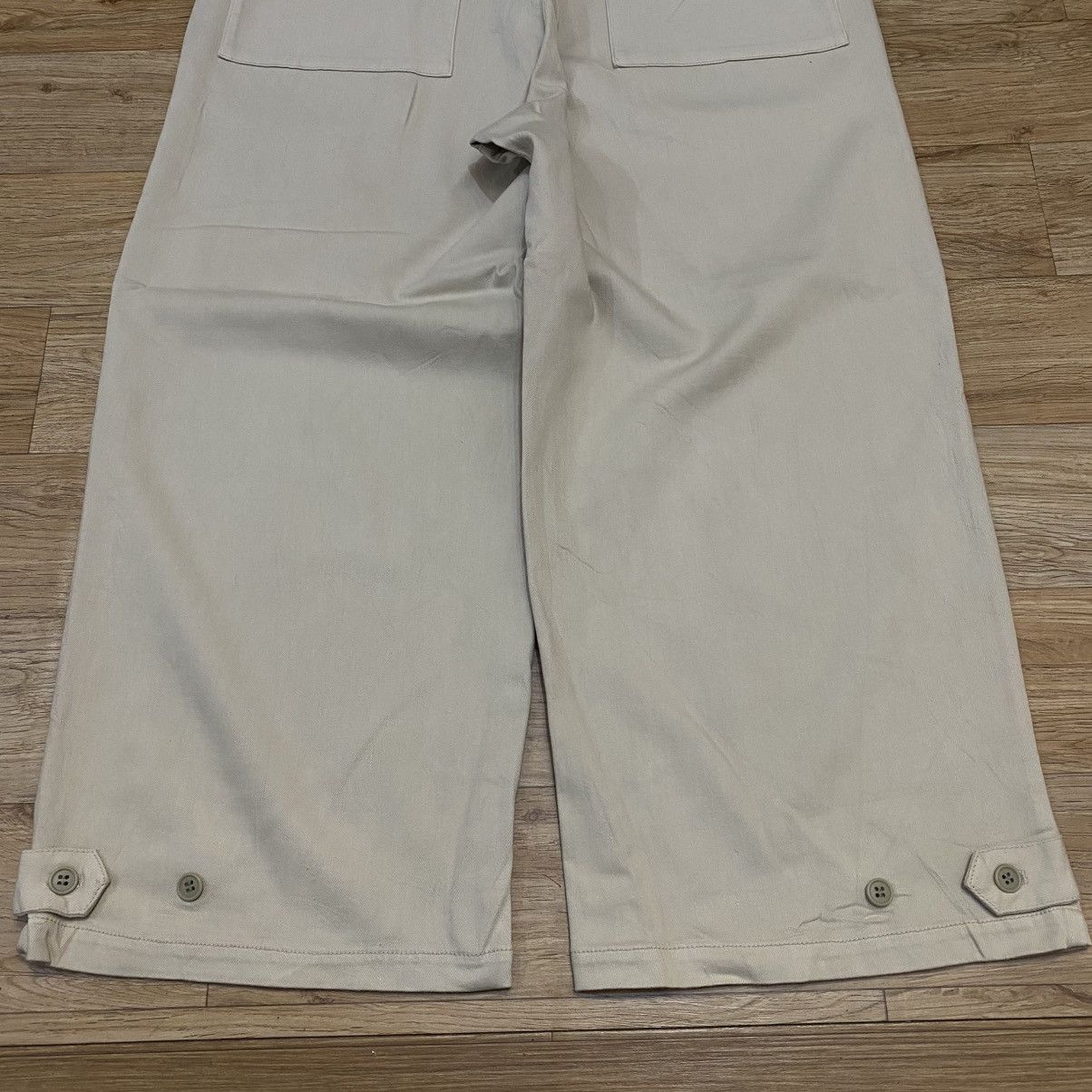 Issey Miyake 90s Plantation By Issey Miyake Cream Baggy Pants Size US 29 - 7 Thumbnail