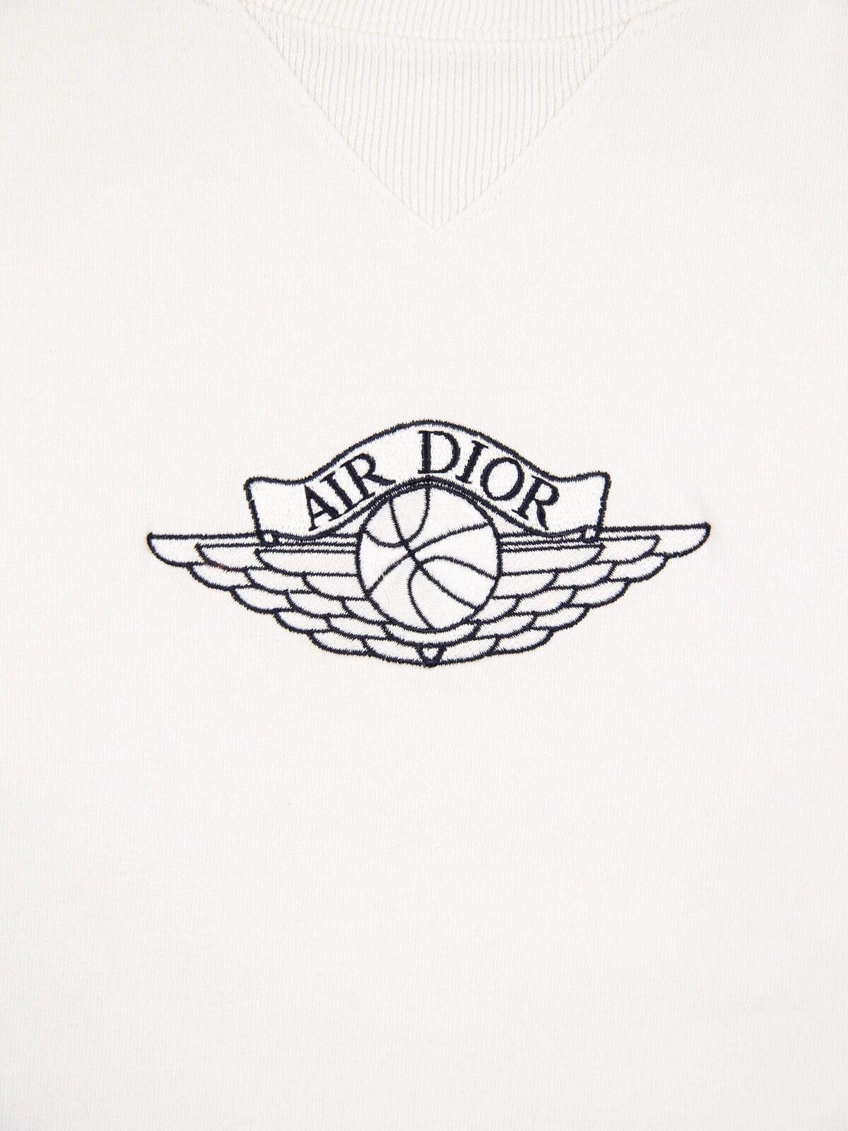 Dior Dior Mens x Jordan Air Wings White T-shirt Medium White Size US M / EU 48-50 / 2 - 3 Thumbnail