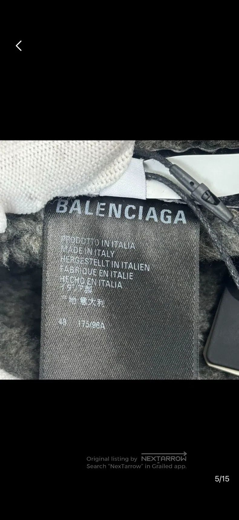 Balenciaga Balenciaga Black Hooded Leather Jacket Size US M / EU 48-50 / 2 - 7 Thumbnail
