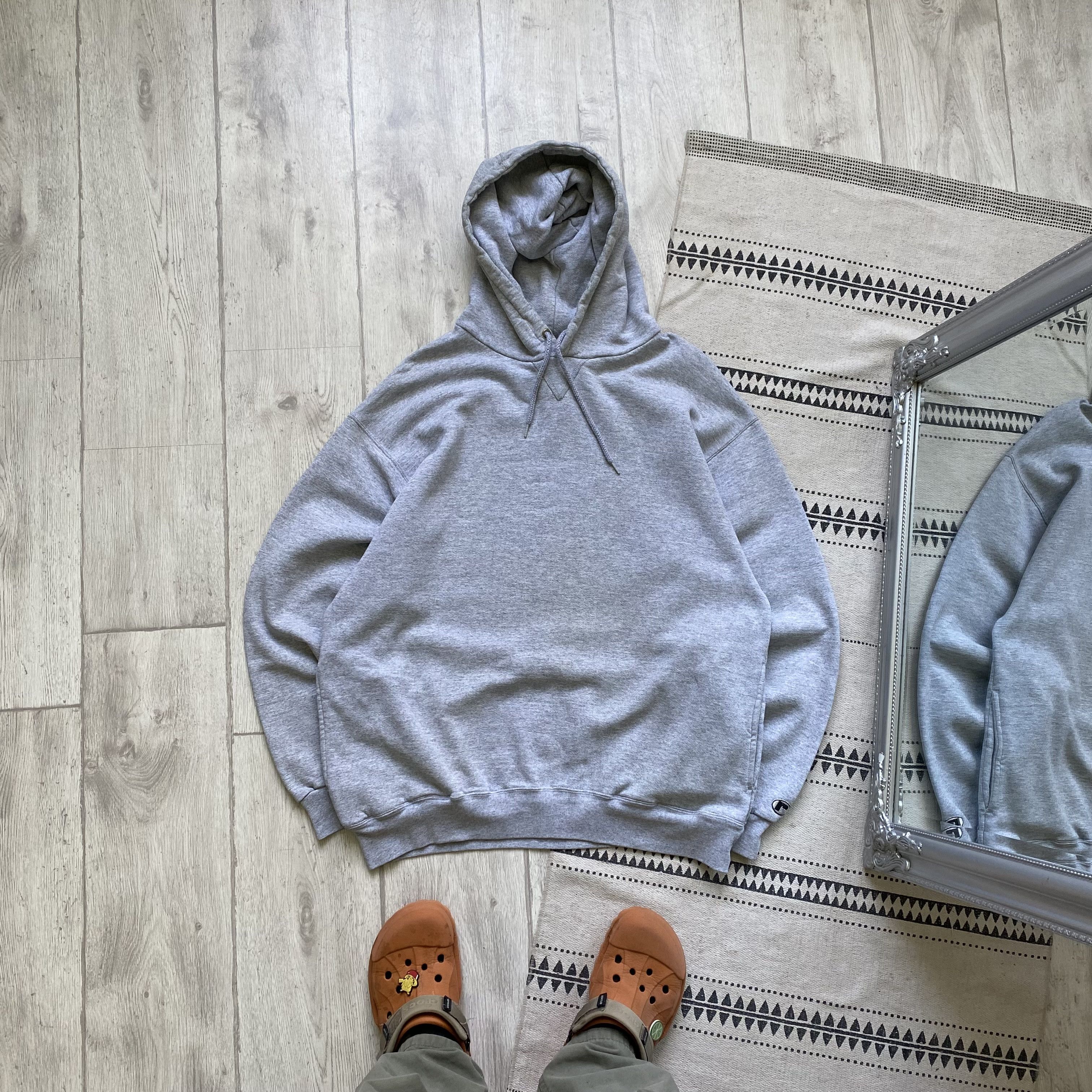 Russell Athletic 🦏Vintage Blank Russell Athletic boxy hoodie Kanye West vibe Size US L / EU 52-54 / 3 - 2 Thumbnail