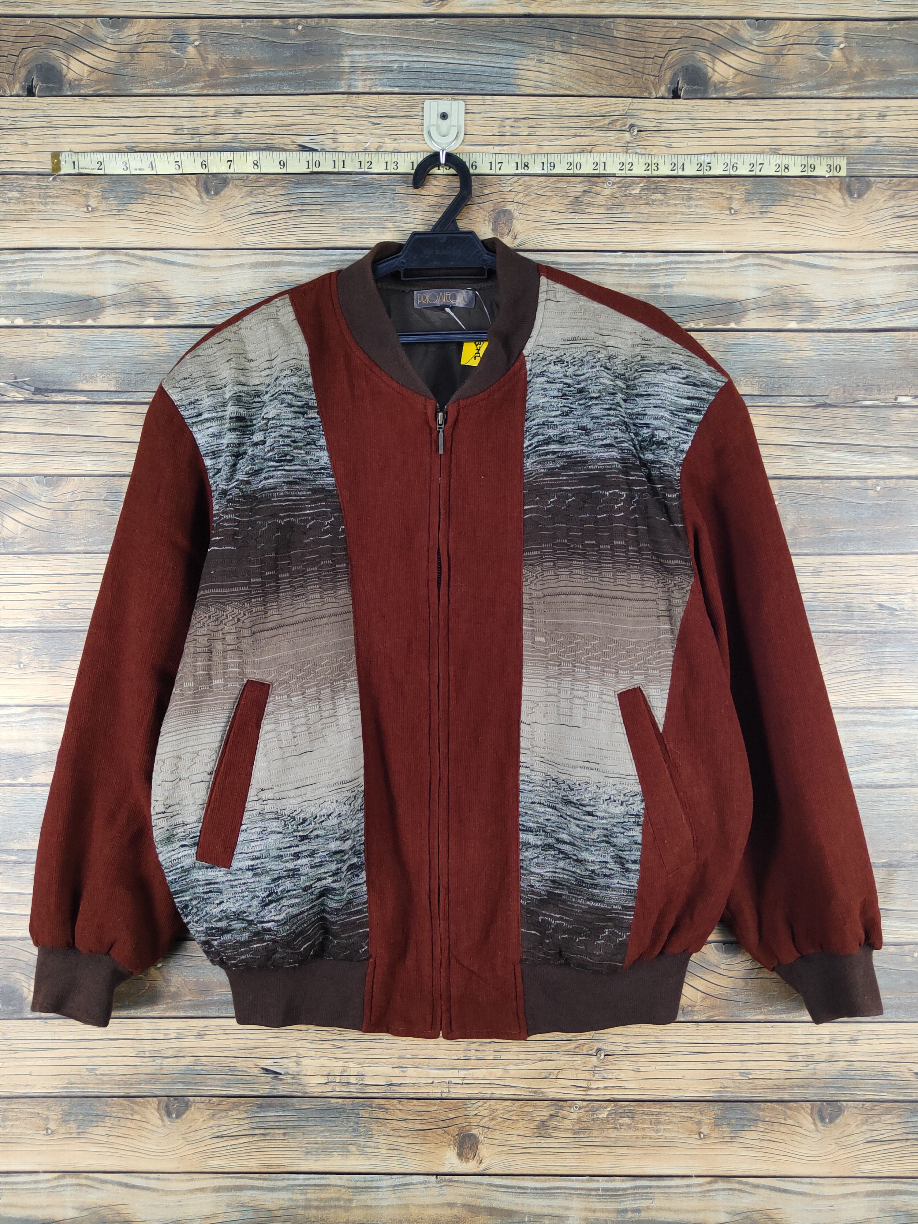 Japanese Brand Prio Alegre Dark Brown Sweater #W2054 Size US XL / EU 56 / 4 - 1 Thumbnail