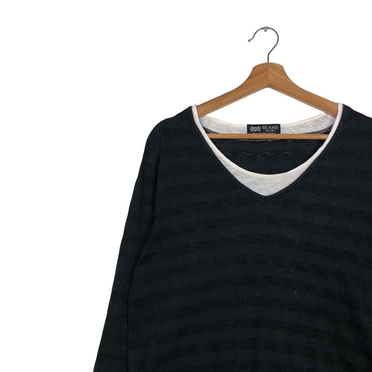 Beams Plus 📌Vintage Long Sleeve Beams Heart Japan Issey Miyake Size US M / EU 48-50 / 2 - 7 Thumbnail