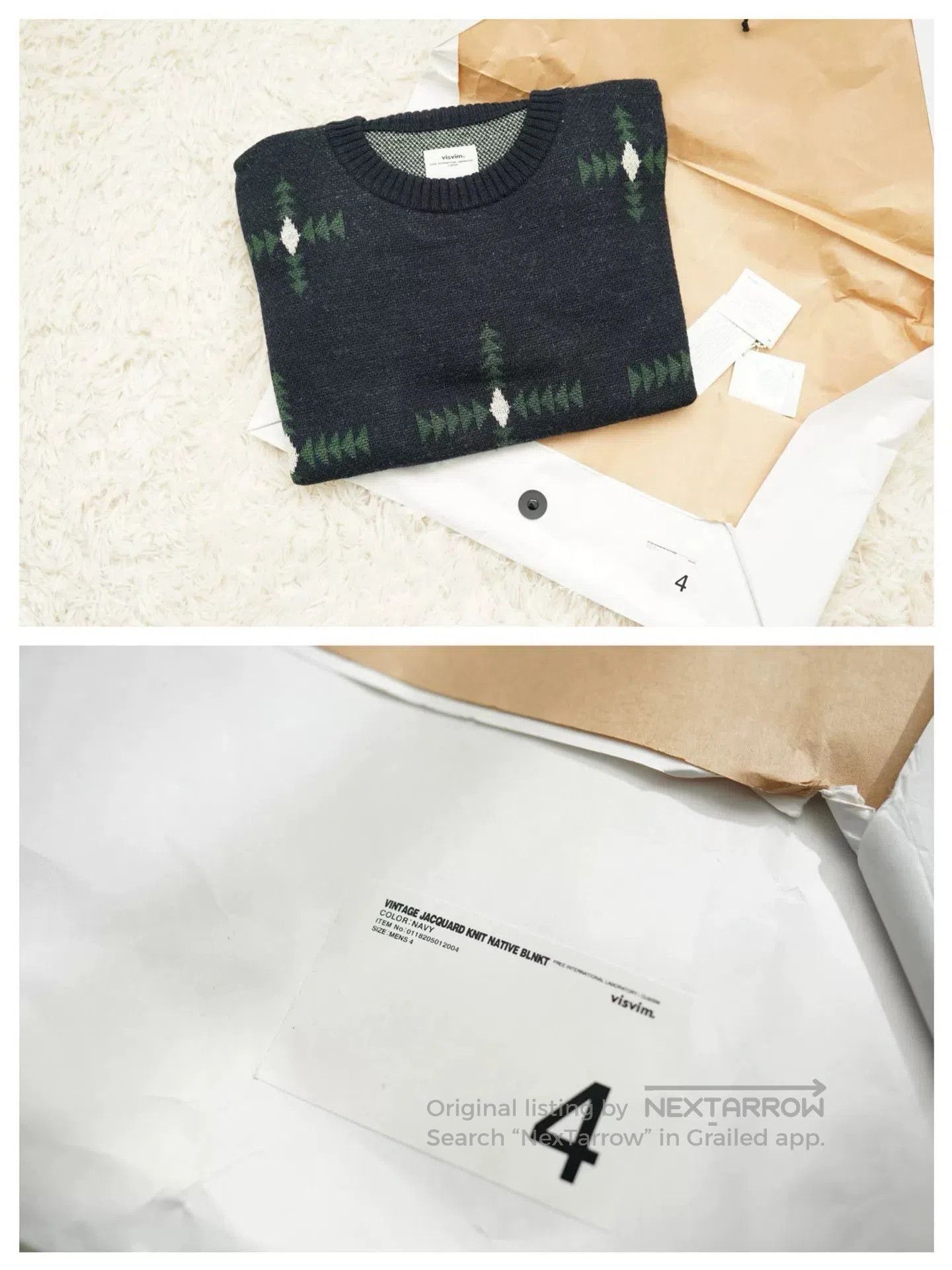 Visvim VISVIM Vintage Jacquard Knit Sweater. Size US XL / EU 56 / 4 - 7 Thumbnail