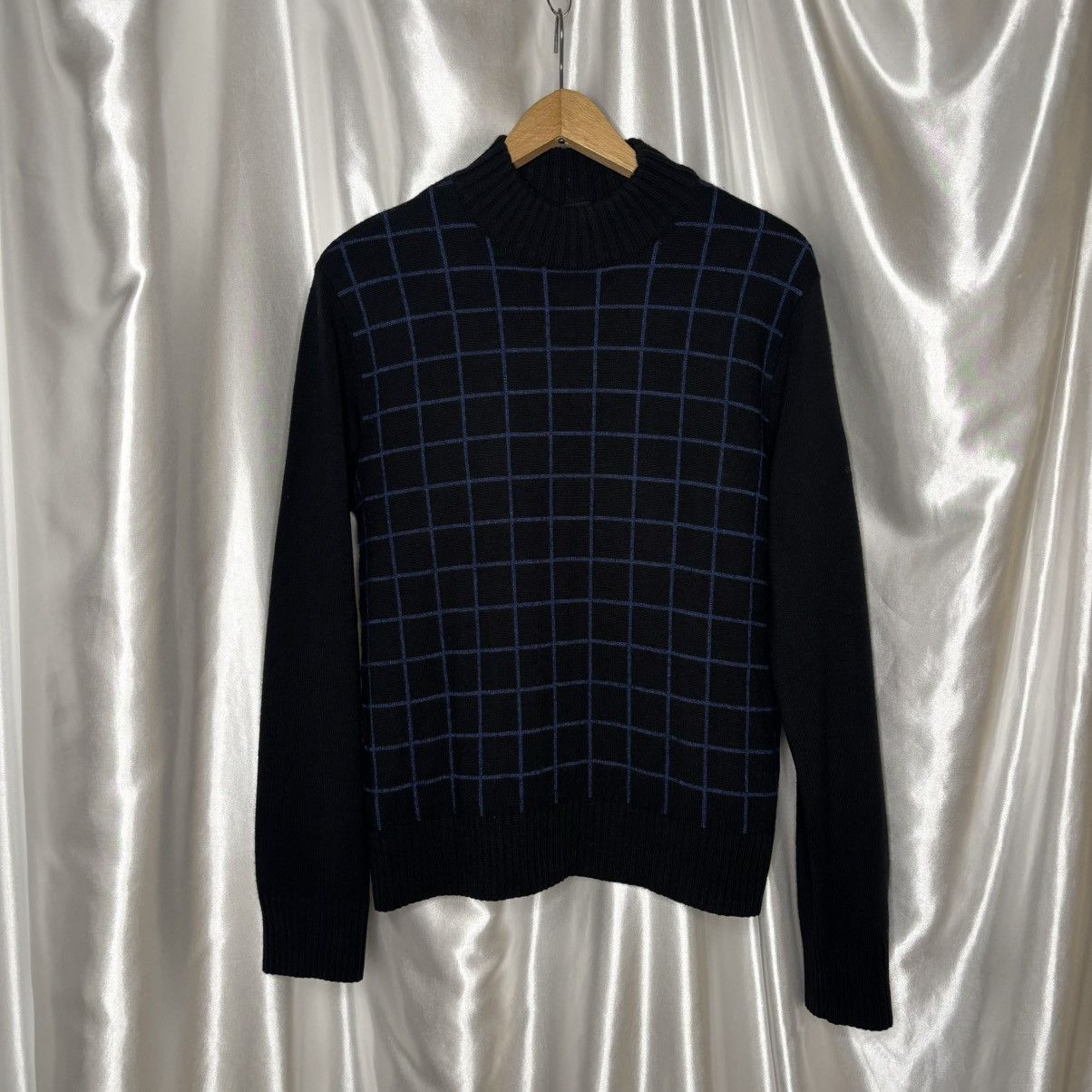Versace × Versace Jeans Couture vintage black turtleneck sweater Versace jeans couture Size L / US 10 / IT 46 - 1 Thumbnail