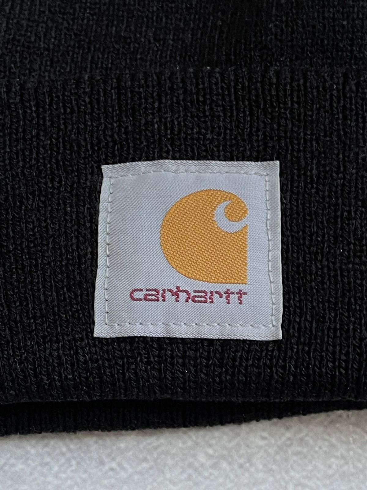 Carhartt Vintage Carhartt Black Stretch Beanie Hat Watch Acrylic Hat Size ONE SIZE - 5 Thumbnail