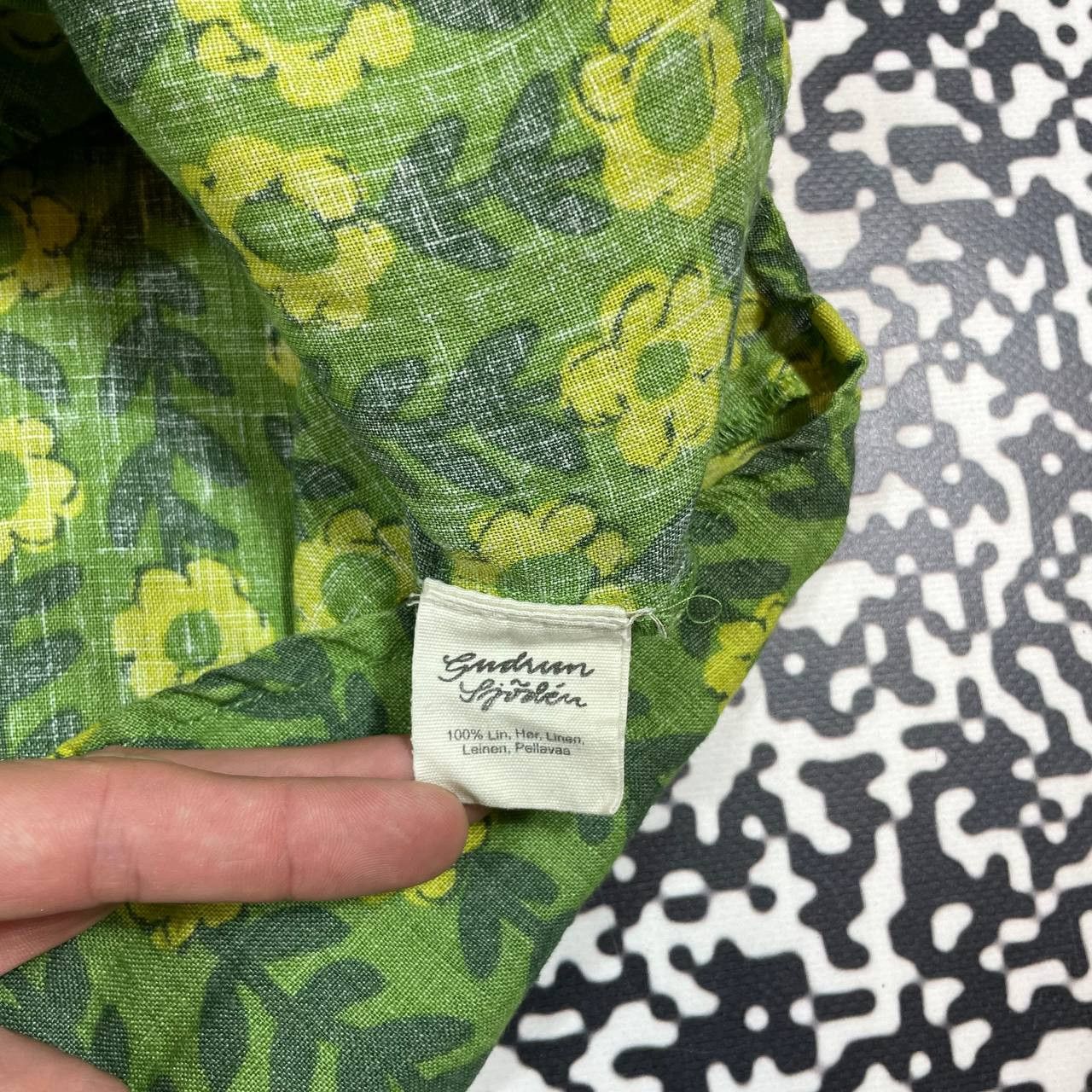 Gudrun Sjoden Vintage Y2K Gudrun Sjoden Floral Flower Boxy Blouses Shirt Size L / US 10 / IT 46 - 14 Thumbnail
