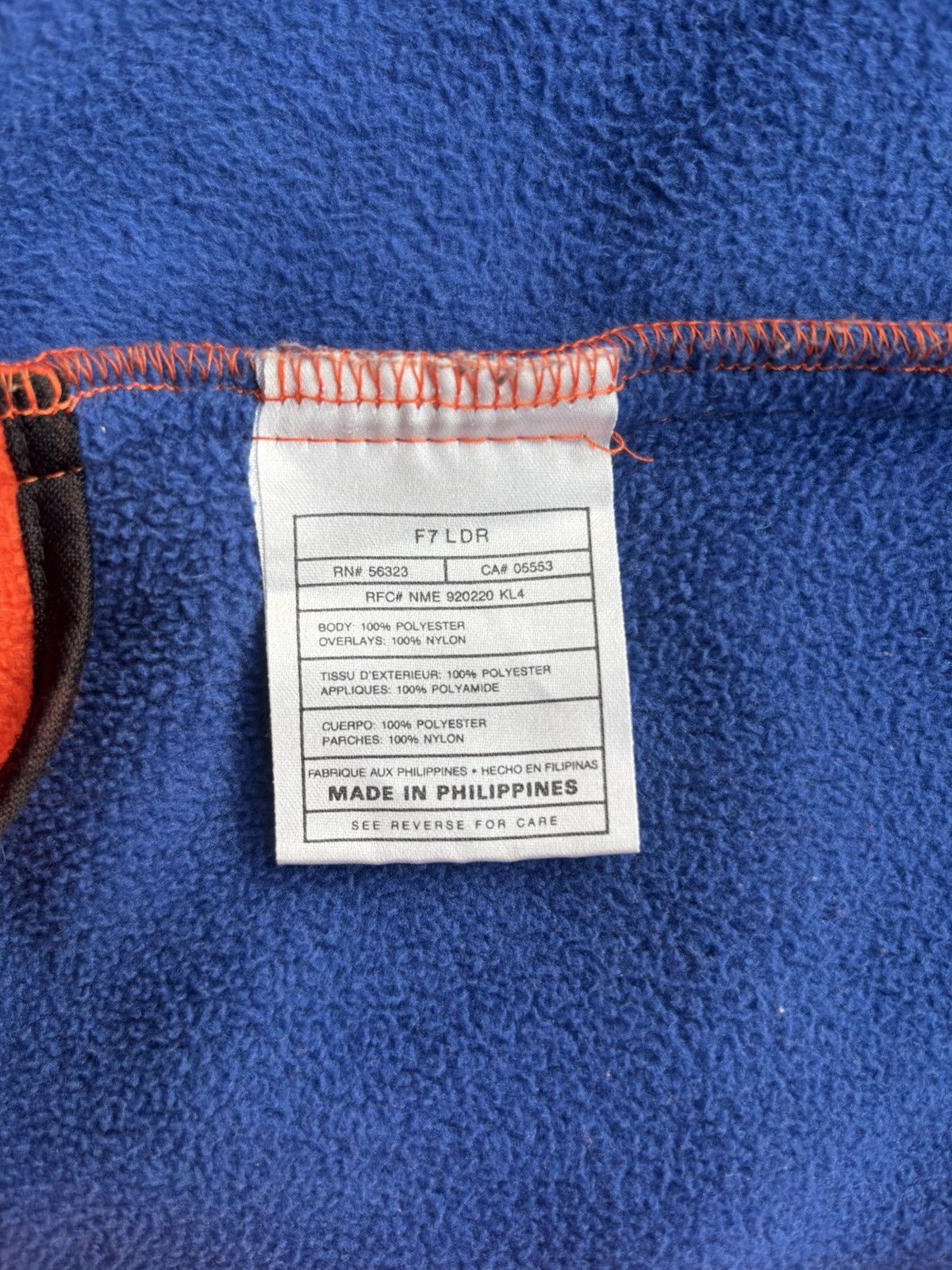Nike ACG Nike ACG Vintage Blue/Orange 3-Layer Fleece Jacket US L Size US L / EU 52-54 / 3 - 6 Thumbnail