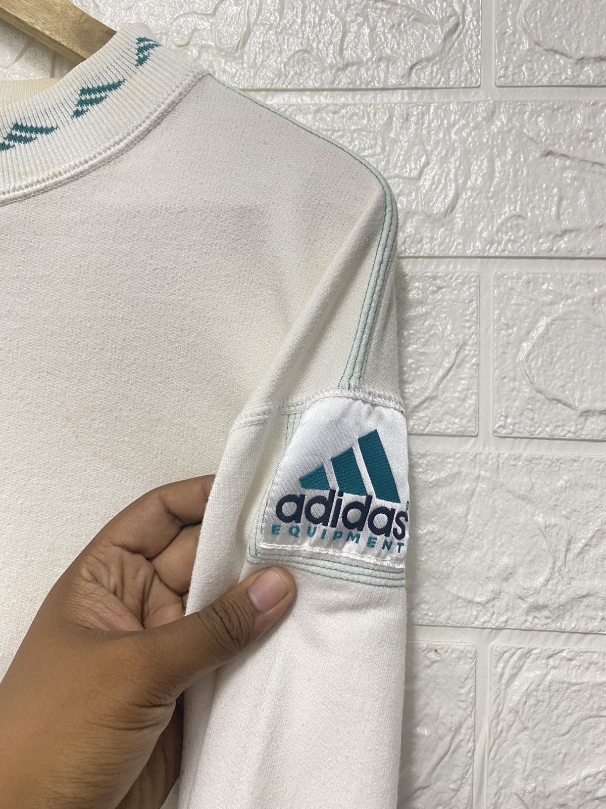 Adidas VINTAGE 90s ADIDAS EQUIPMENT CREWNECK Size US M / EU 48-50 / 2 - 3 Thumbnail