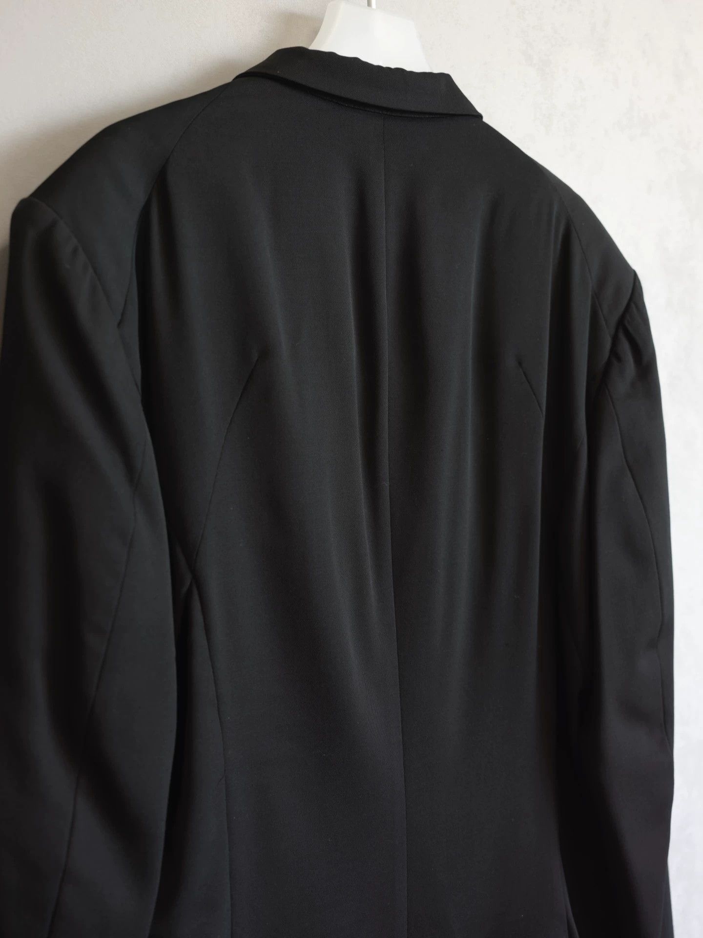 Yohji Yamamoto Yohji Yamamoto 97SS J93 White Trim Wool Jacket M Size US M / EU 48-50 / 2 - 7 Thumbnail