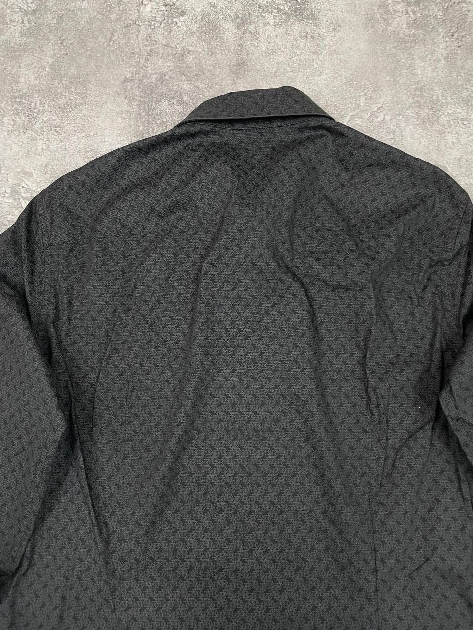 Armani Emporio Armani Men Cotton Shirt Slim Fit Pattern Grey Size US S / EU 44-46 / 1 - 9 Thumbnail