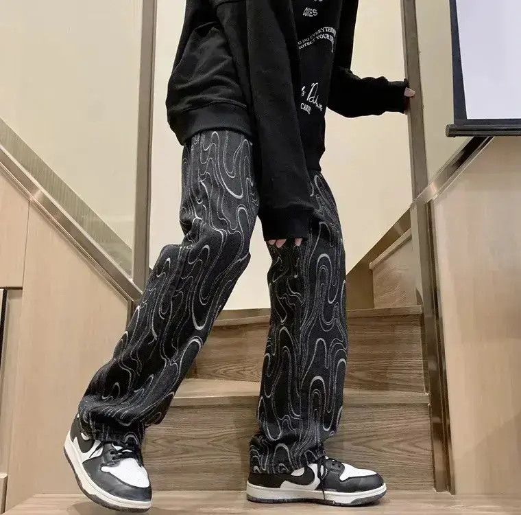 Japanese Brand High Street Retro Casual Baggy Oversize Pants Trousers Size US 32 / EU 48 - 2 Thumbnail