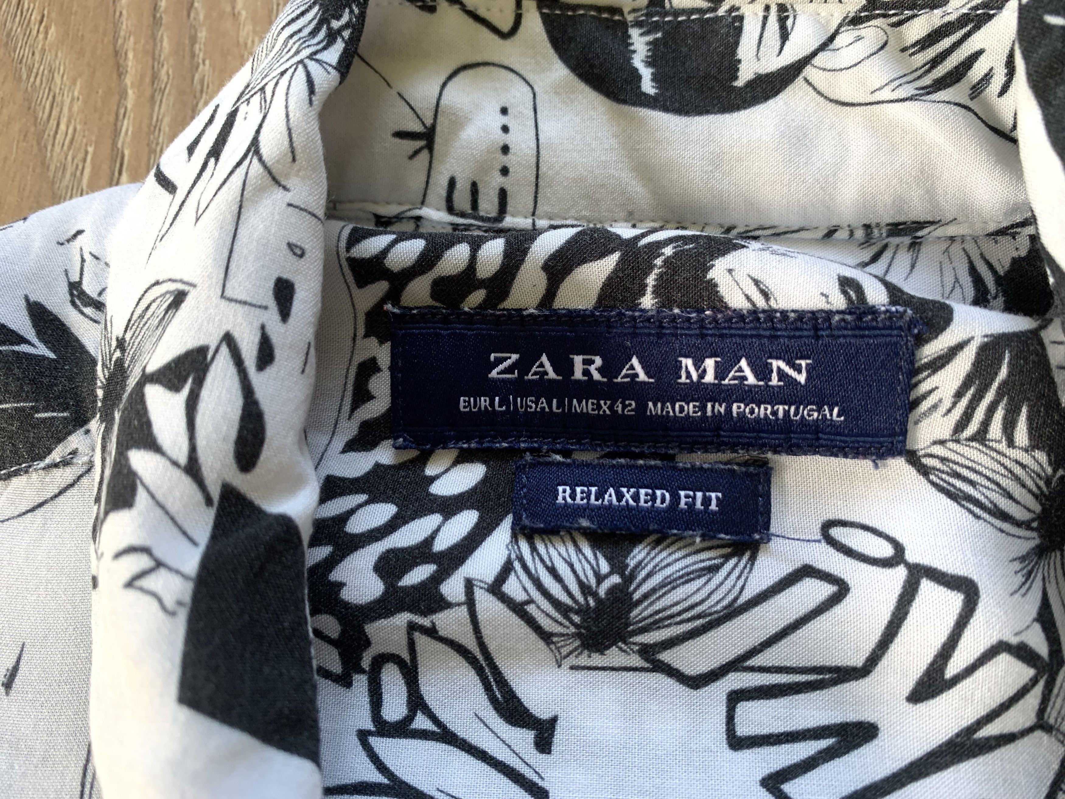 Zara Zara Man Comics Art Hawaiian Shirt Size US L / EU 52-54 / 3 - 6 Thumbnail