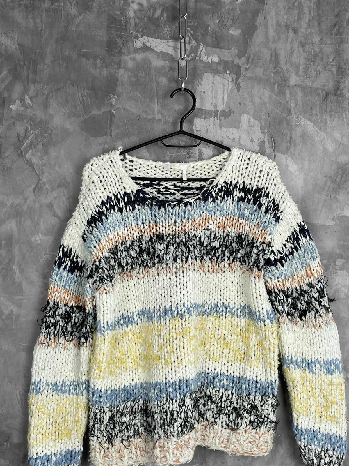 Chloe × See by Chloe Glamour Chloe Mohair Wool Oversized Sweater Size S / US 4 / IT 40 - 2 Thumbnail