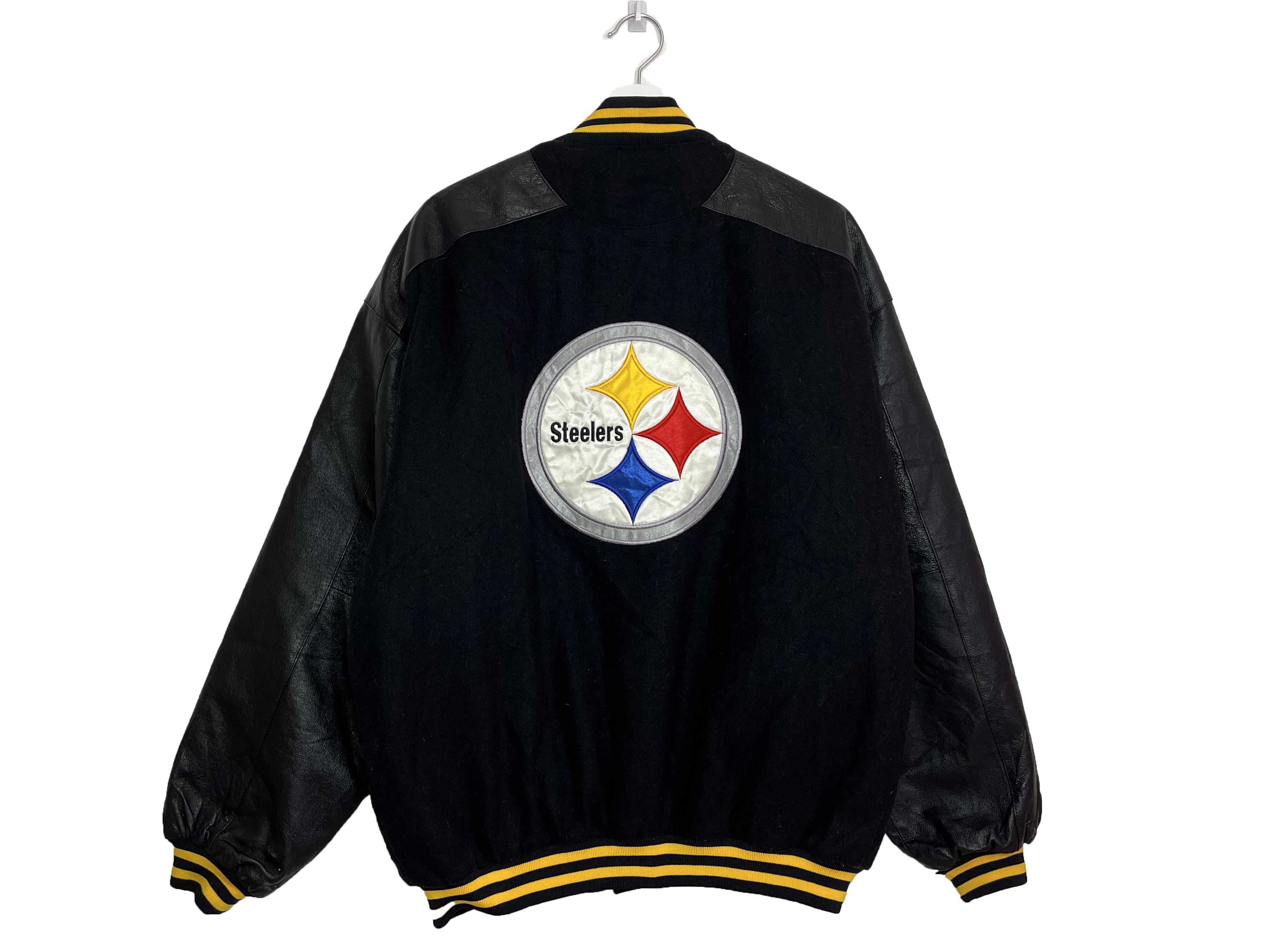 Pro Player GRAIL Vintage 90s Pittsburgh Steelers Pro Player Varsity M Size US M / EU 48-50 / 2 - 1 Thumbnail