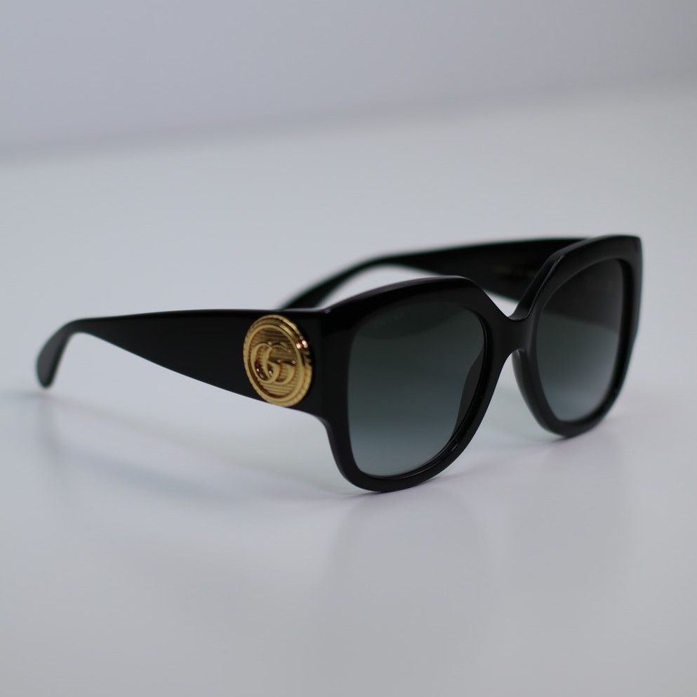 Gucci NEW Gucci Sunglasses GG1407S 001 BlackGreyGradient Authentic Size ONE SIZE - 8 Thumbnail