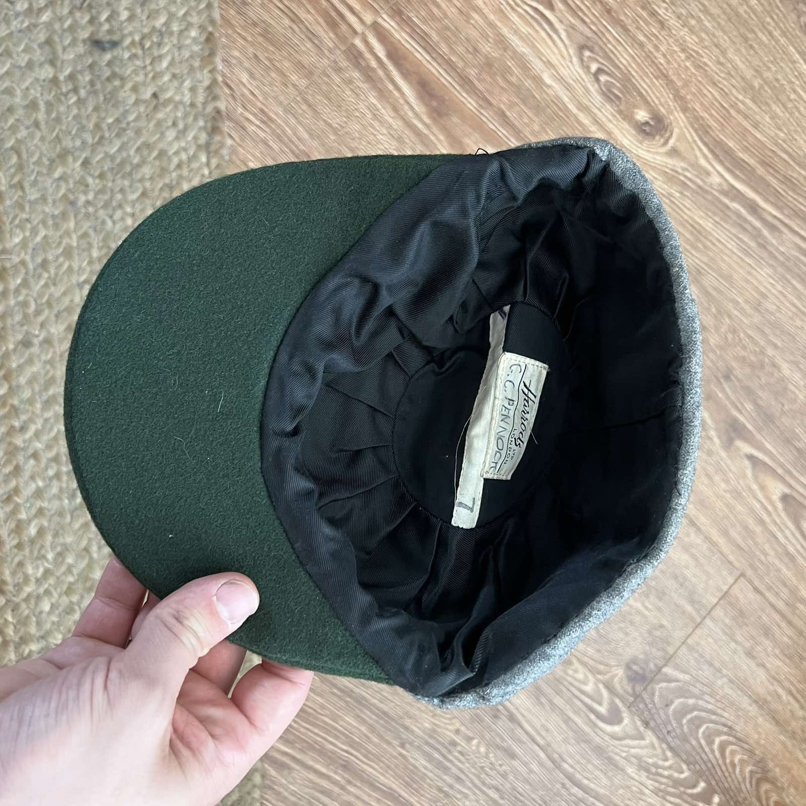 Other × Vintage Rare Vintage Harrods Dad Wool Hat 80s Size ONE SIZE - 4 Thumbnail