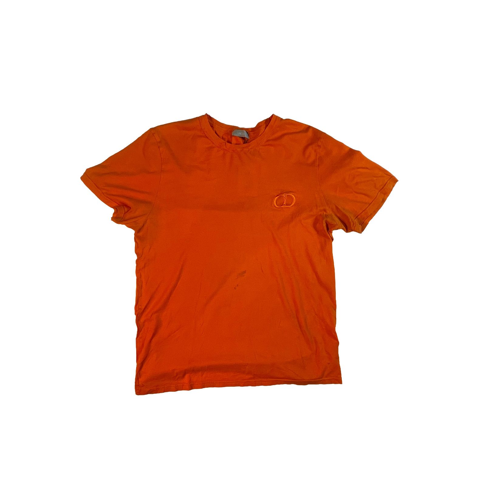 Dior Dior CD Logo Orange Tee Size US L / EU 52-54 / 3 - 1 Thumbnail