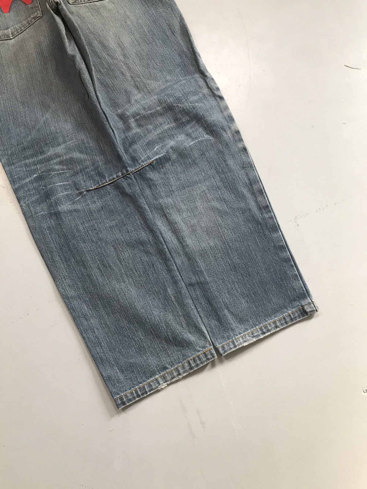 Japanese Brand Vintage Evisu inspired denim Size US 32 / EU 48 - 4 Thumbnail