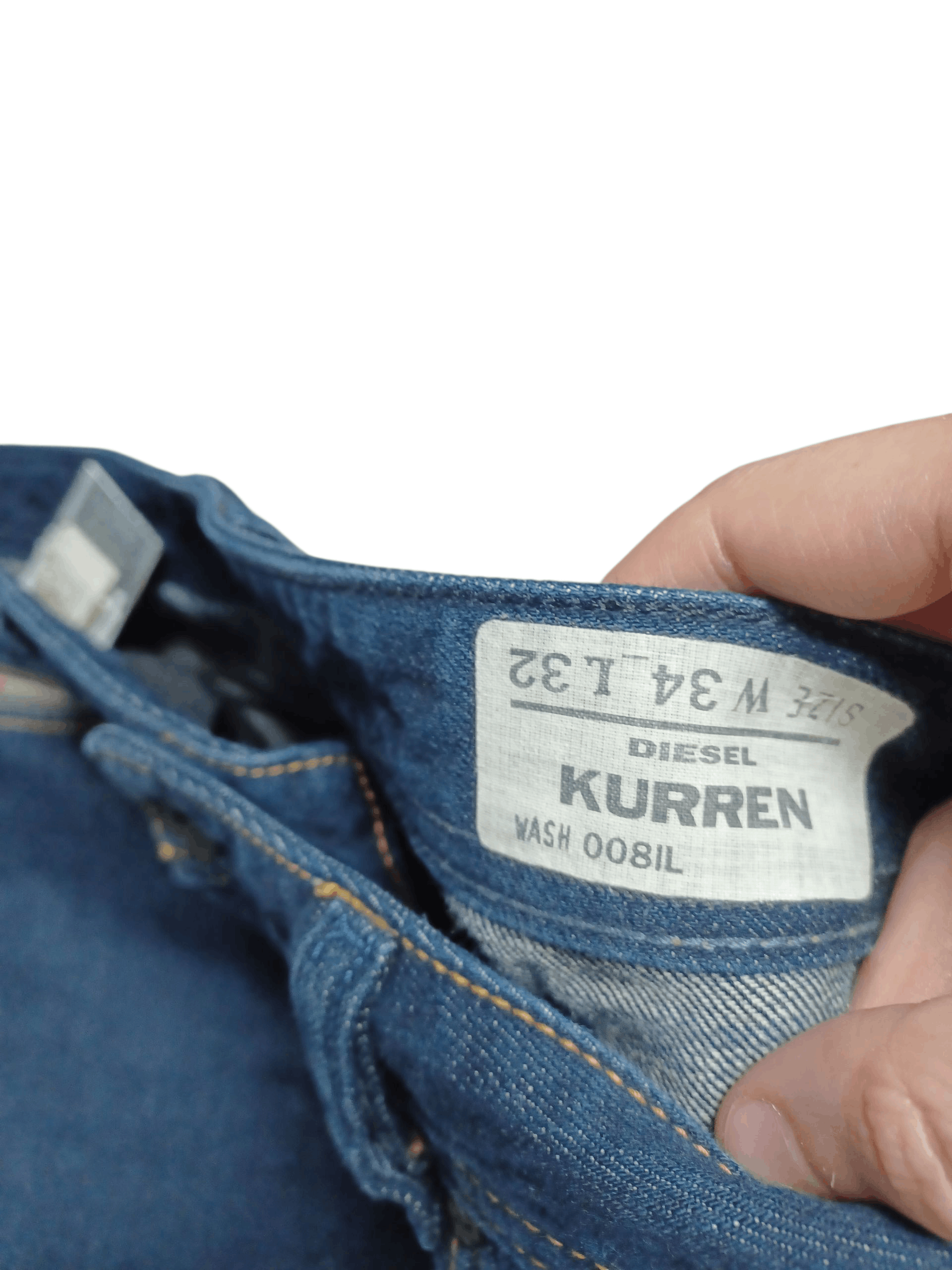 Diesel DIESEL KURREN VINTAGE DESIGNER JEANS DENIM W34 L32 Size US 34 / EU 50 - 5 Thumbnail
