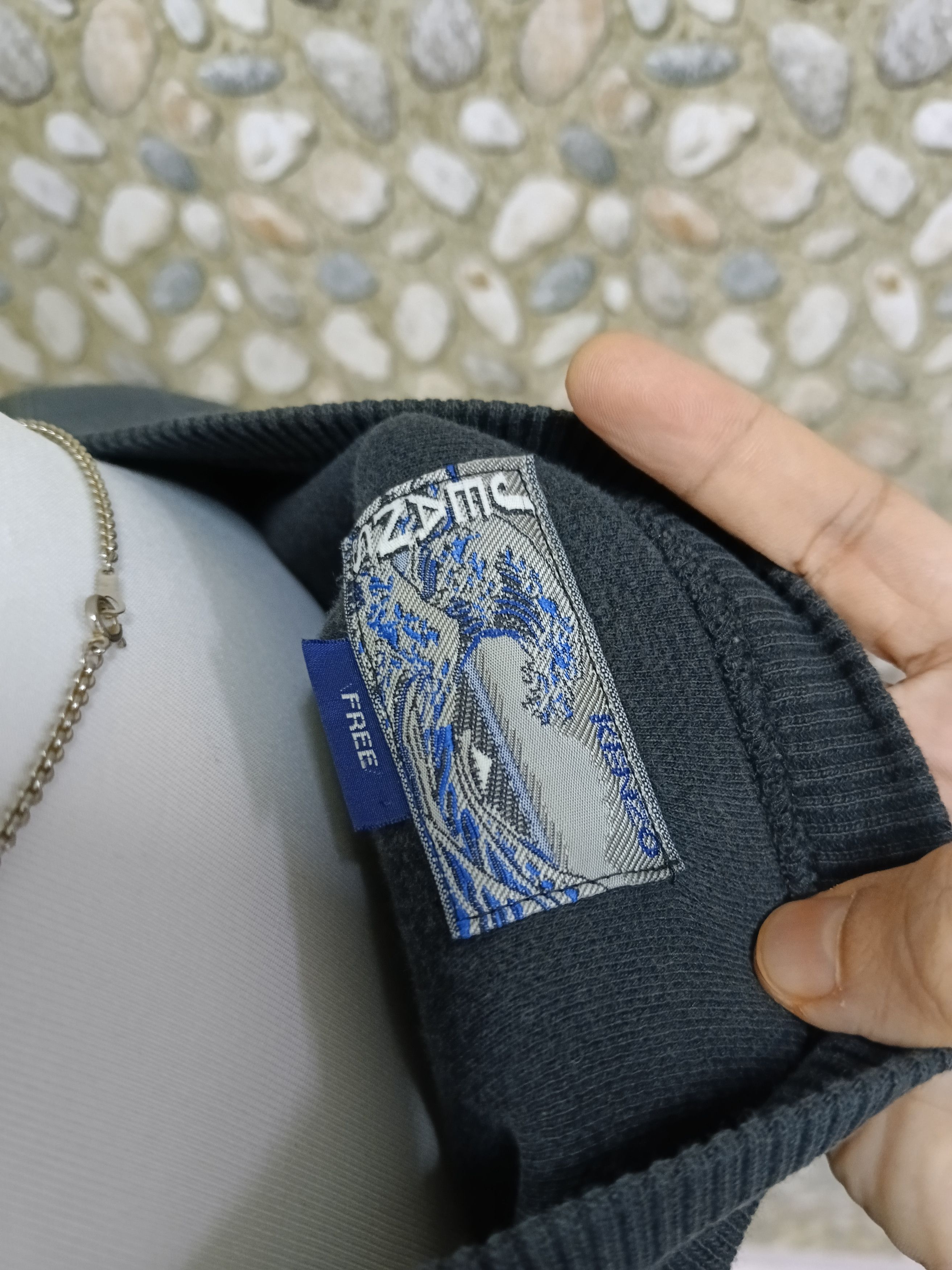 Kenzo DiSTRESSED KENZO JEAN SPELLOUT SWEAT Size US M / EU 48-50 / 2 - 9 Thumbnail