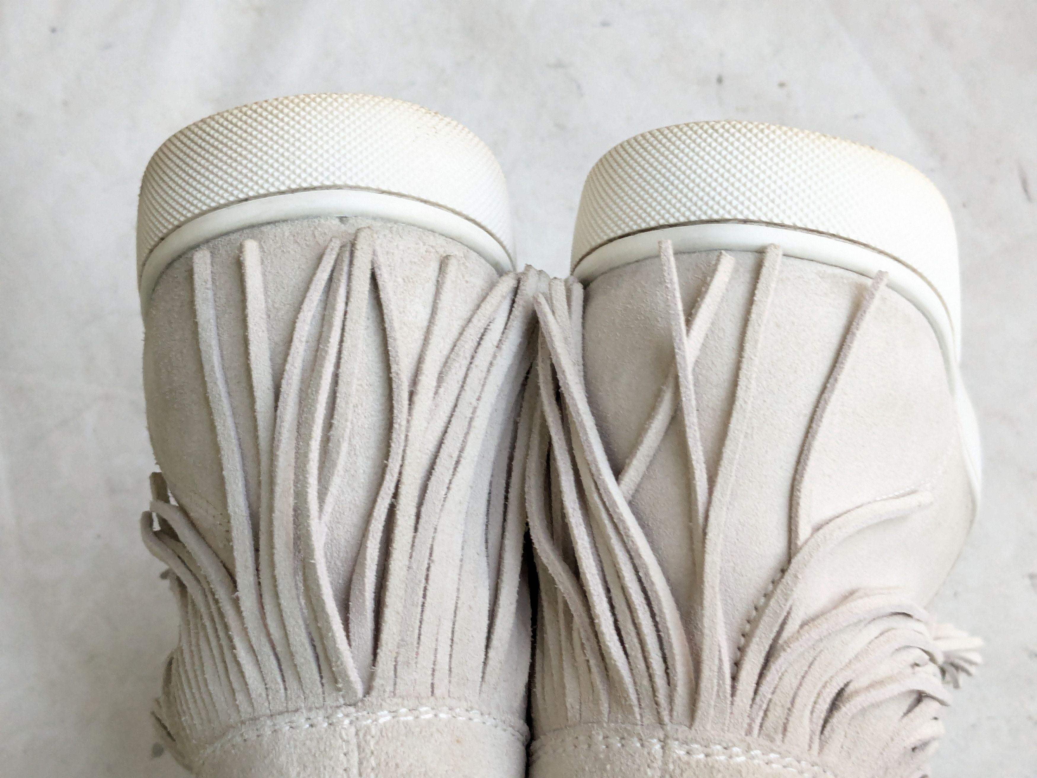 Christian Louboutin Christian Louboutin Sneakers Gray 10 43 Suede Spikes Fringe Size US 10 / EU 43 - 10 Thumbnail