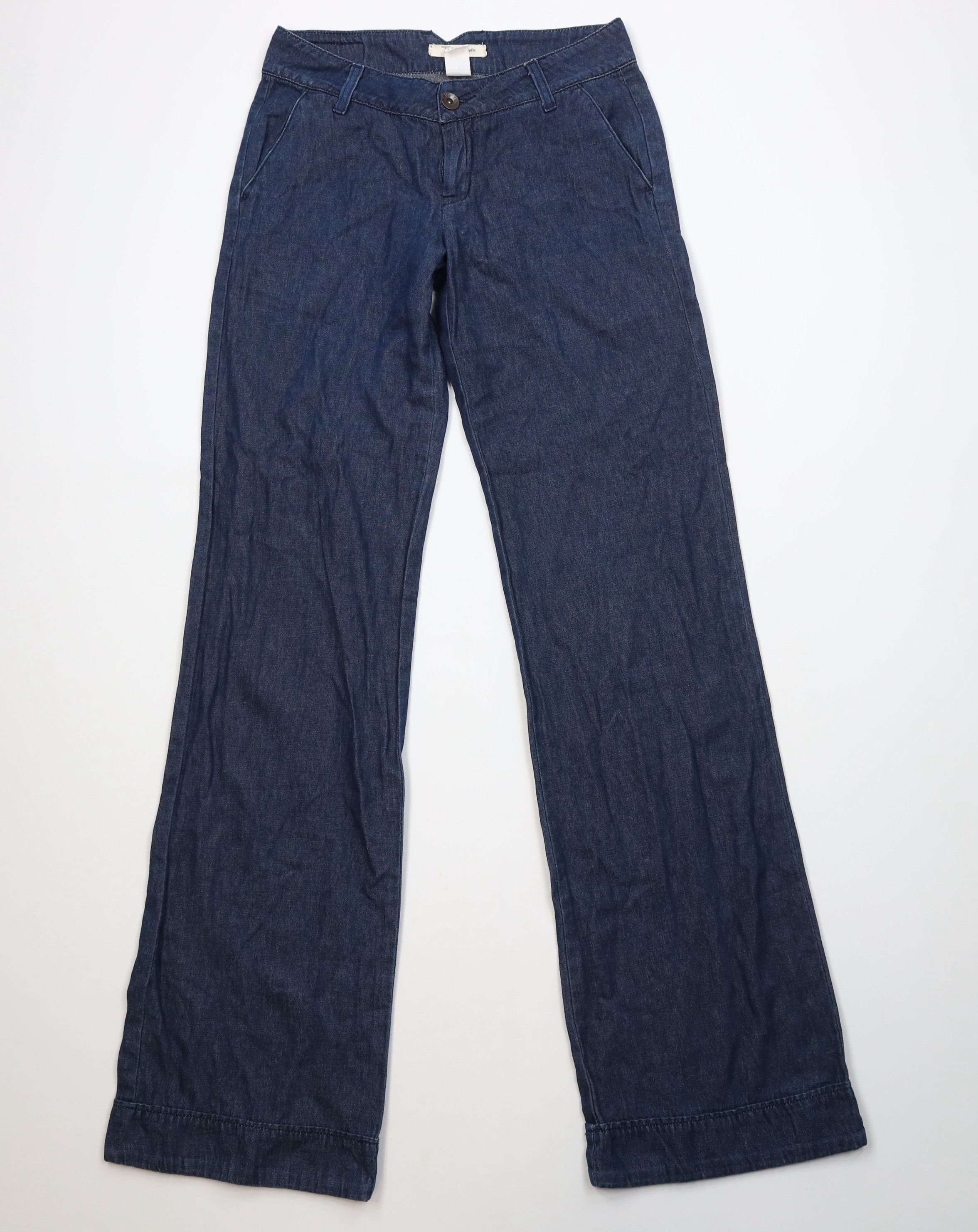 Vintage Vintage 90s Y2K Streetwear Wide Leg Bell Bottoms Jeans USA Size 28" / US 6 / IT 42 - 1 Thumbnail
