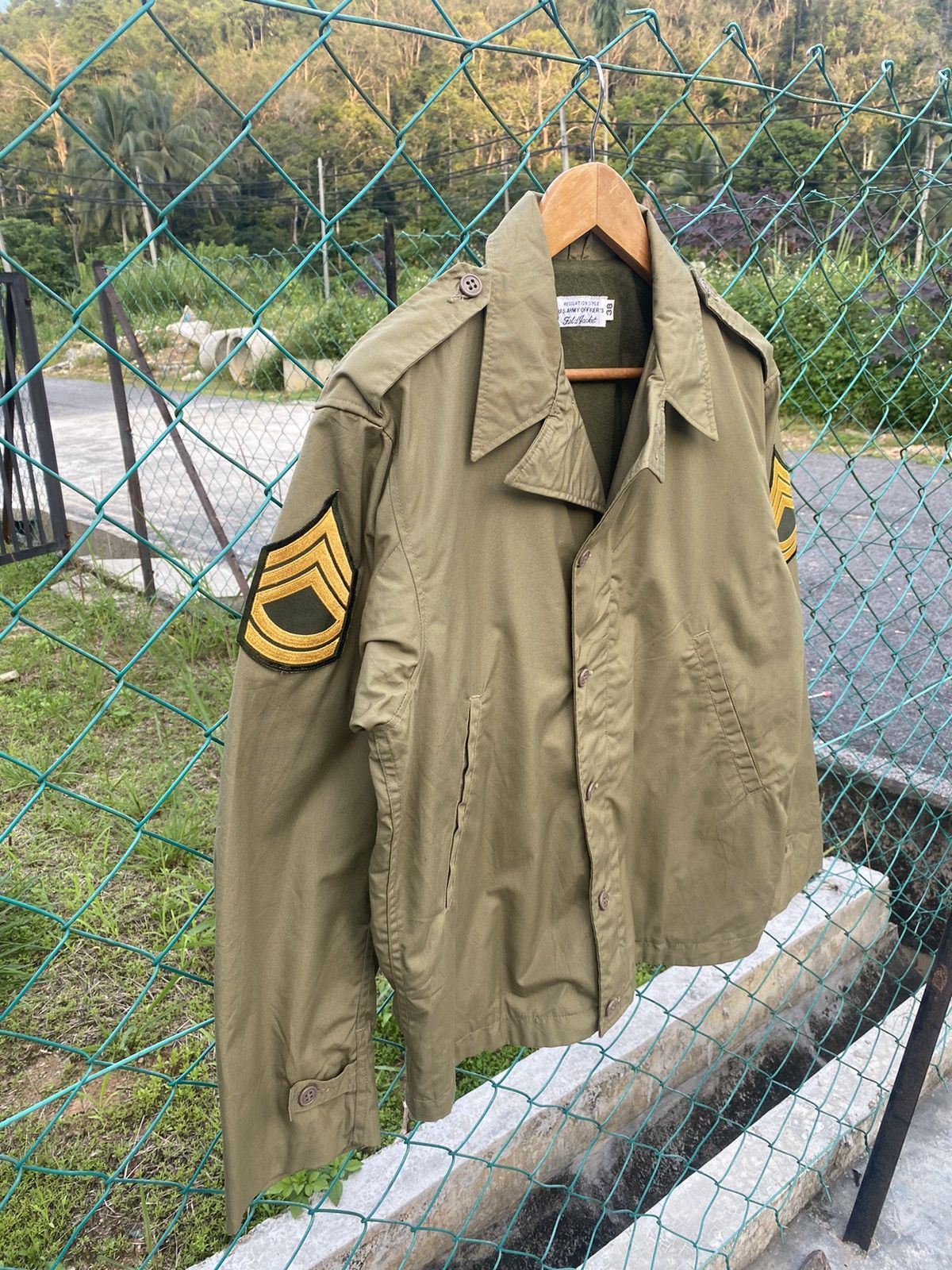 Vintage Vintage U.S Army Officers Field Jacket Size US M / EU 48-50 / 2 - 3 Thumbnail