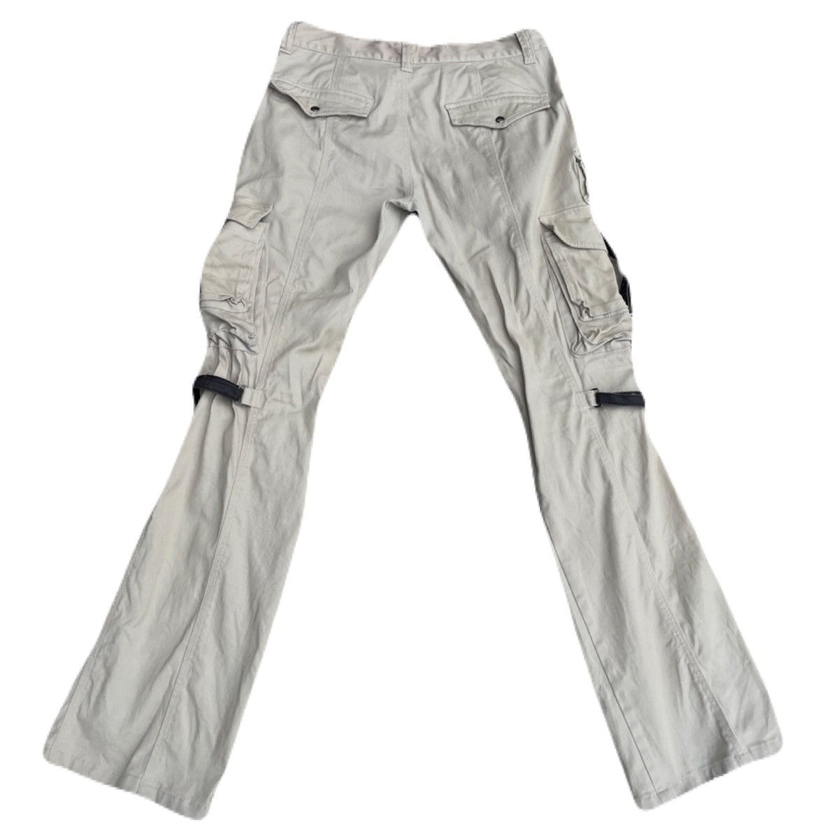If Six Was Nine 2000s Tornadomart Flared Zip Cargo Pants Japanese archive Size US 31 - 4 Thumbnail
