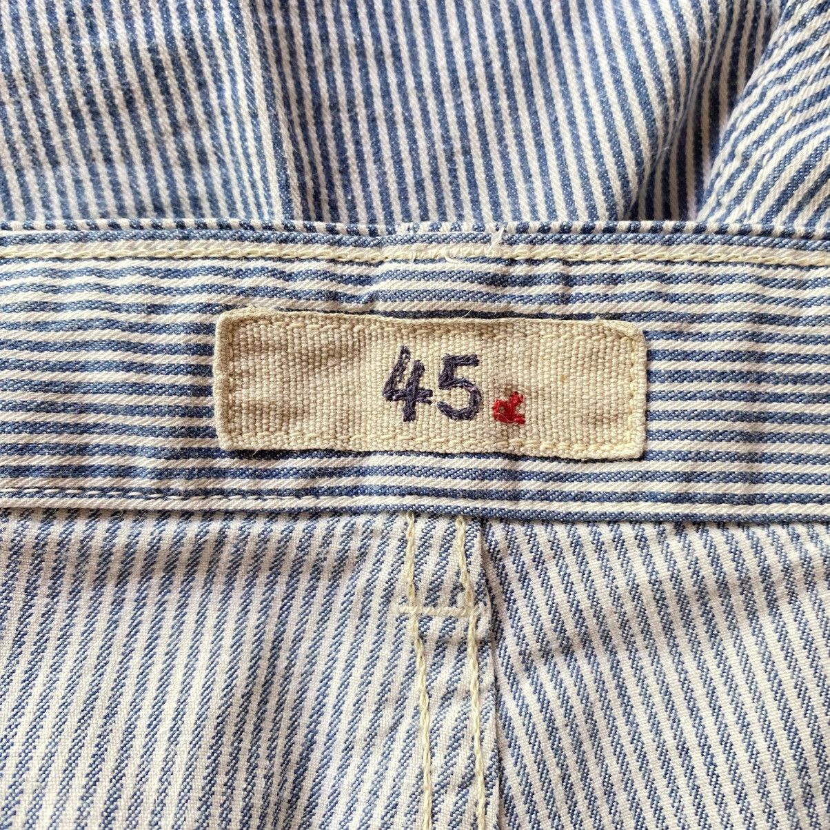 45rpm 45RPM Blue White Striped Casual Pants Size 27" / US 4 / IT 40 - 10 Thumbnail