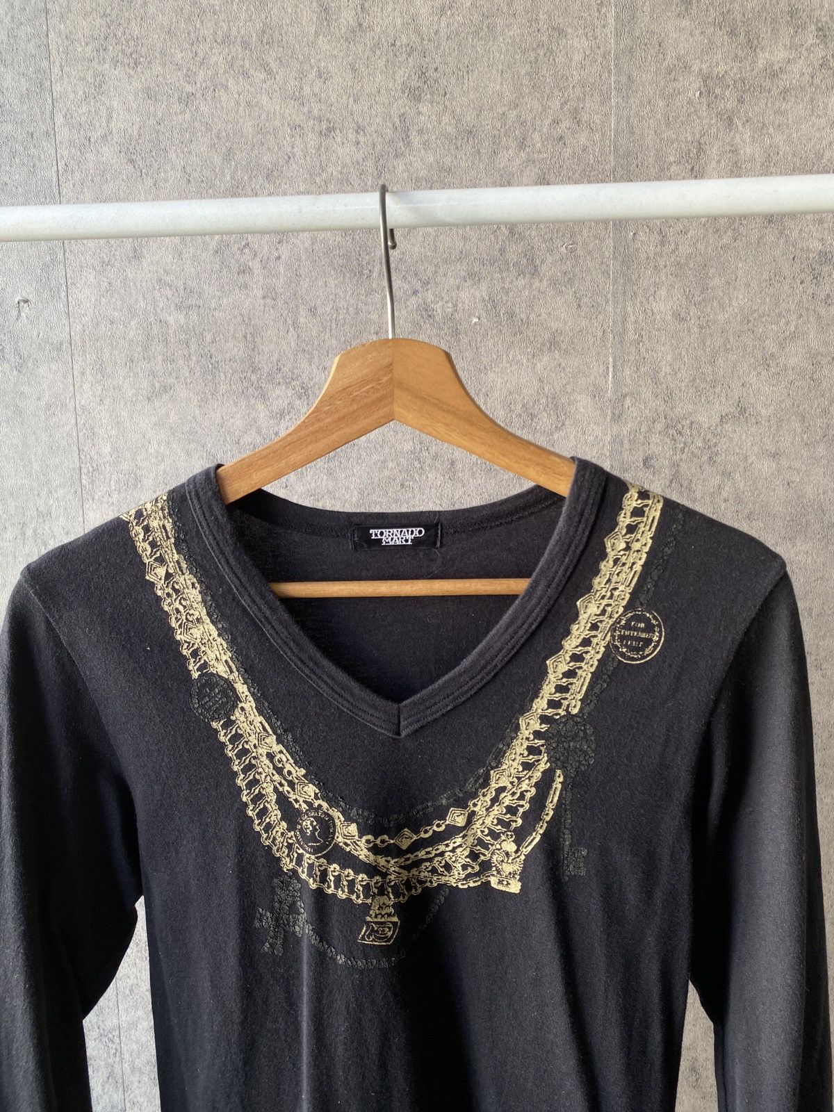Tornado Mart Tornado Mart Chain Print Logo Long Sleeve Shirt Size US S / EU 44-46 / 1 - 4 Thumbnail