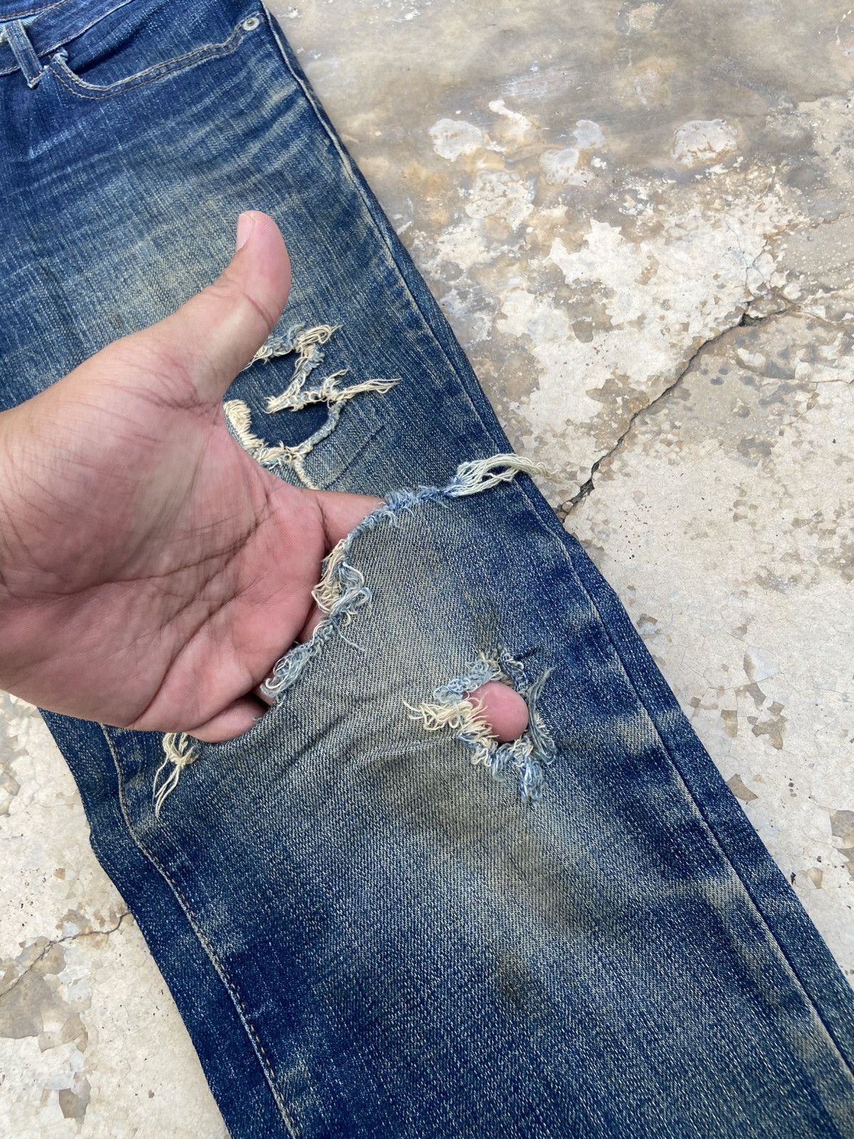 Edwin Vintage Edwin Distressed pant Size US 29 - 4 Thumbnail
