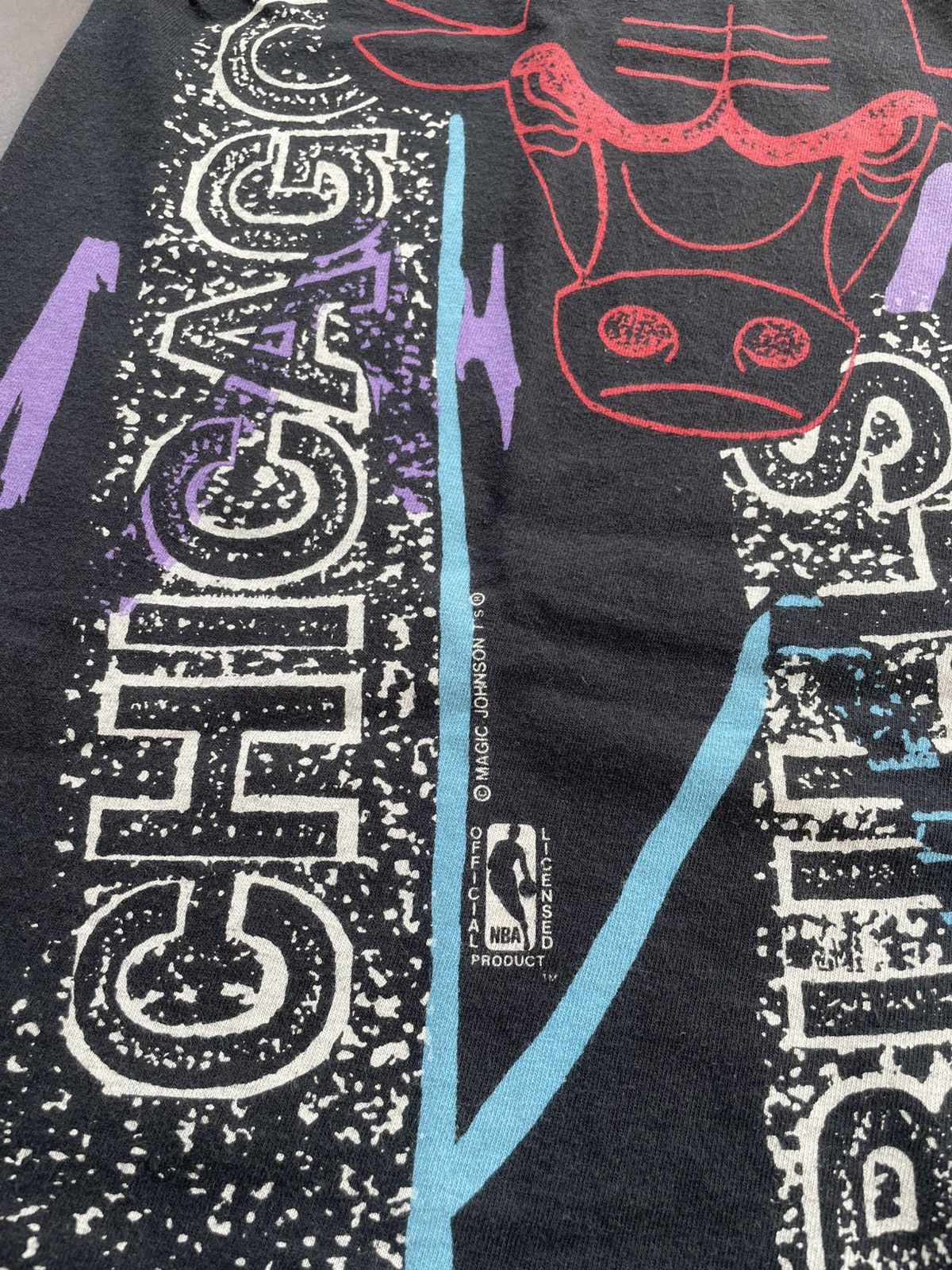 NBA Vintage 90’s AOP NBA Chicago Bulls Size US XL / EU 56 / 4 - 3 Thumbnail