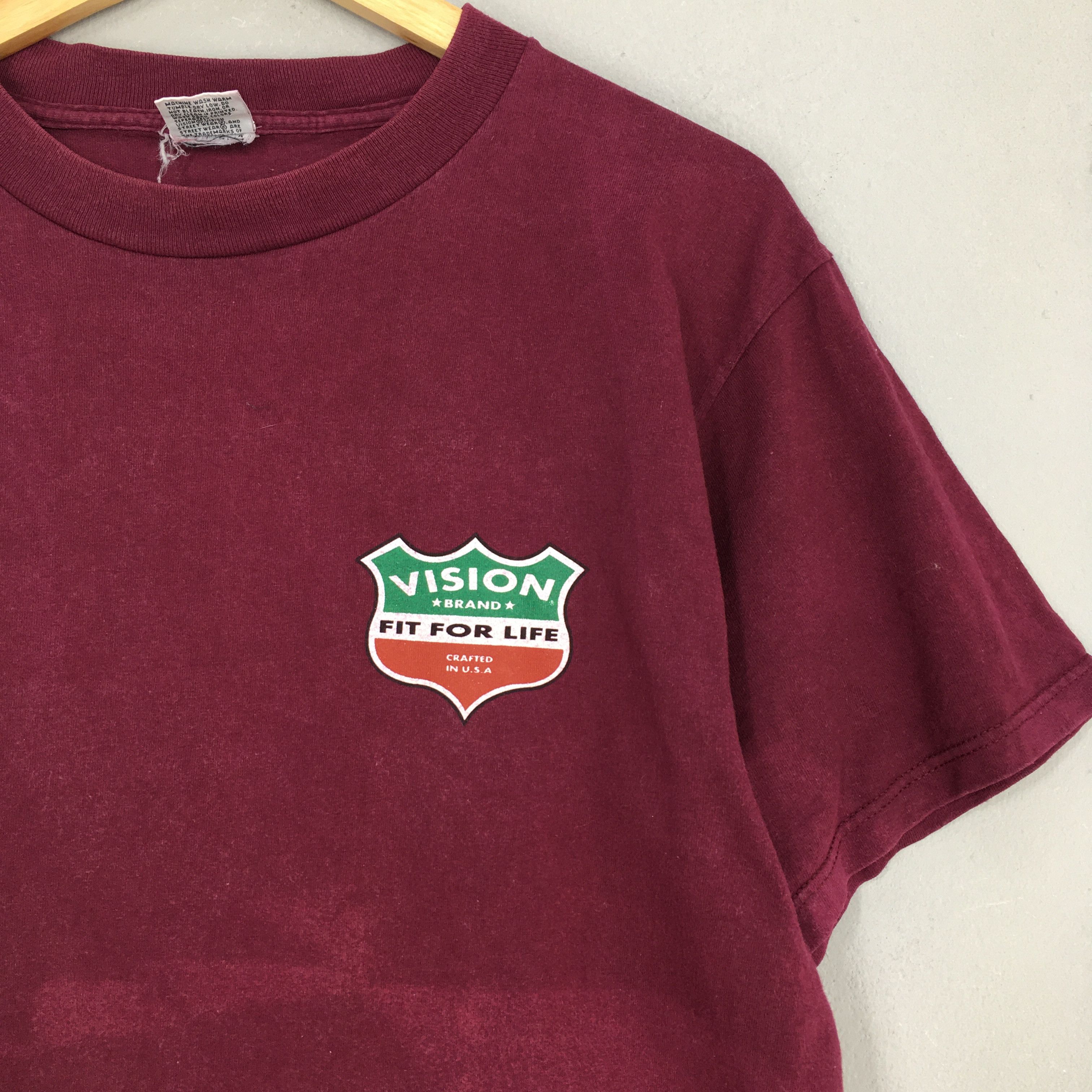 Vintage Vintage 90's Vision Street Wear Skate Tshirt Large Size US L / EU 52-54 / 3 - 2 Thumbnail