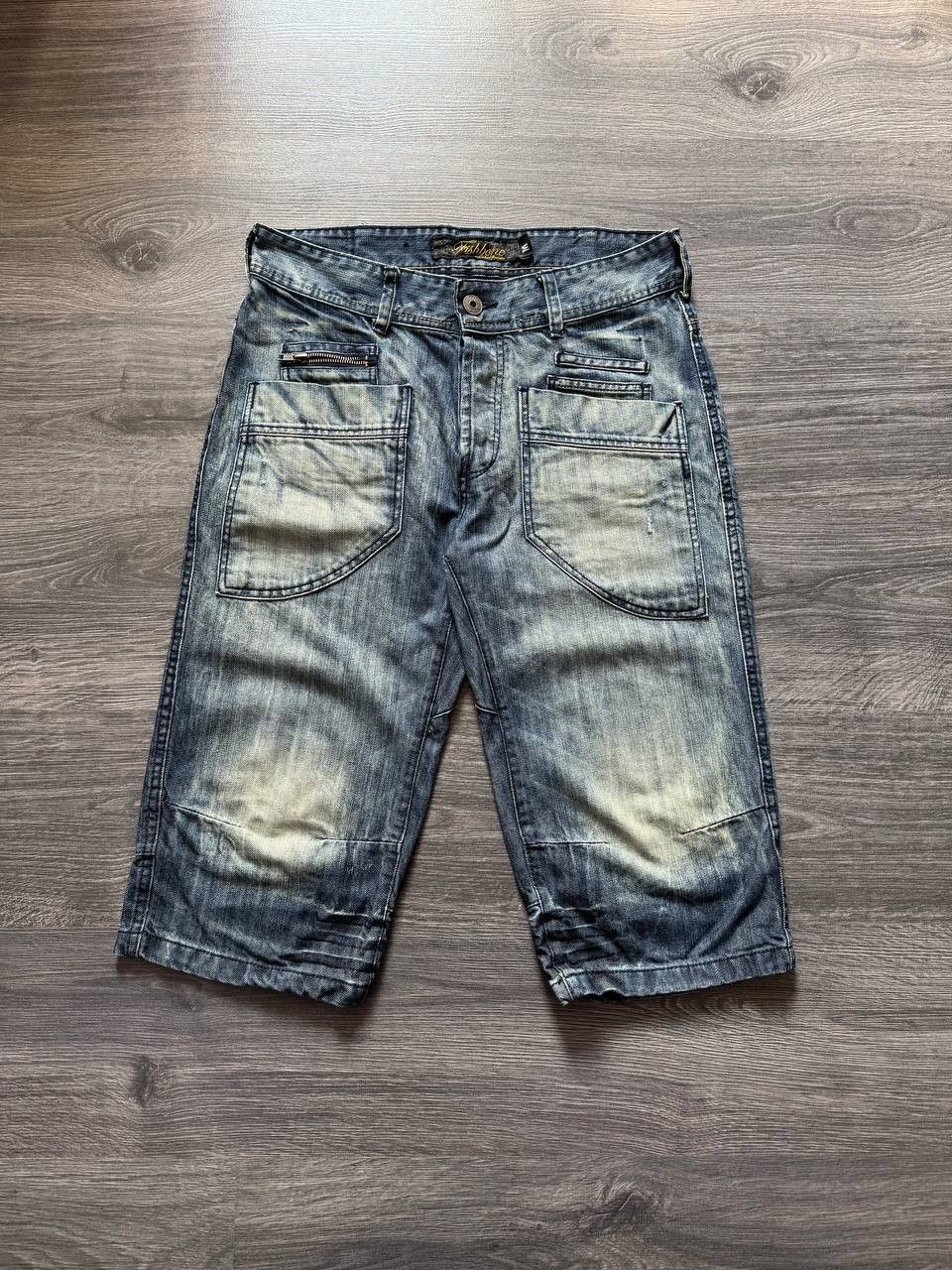 Ecko Unltd. Vintage Fishbone denim long shorts rap y2k Size US 30 / EU 46 - 1 Thumbnail