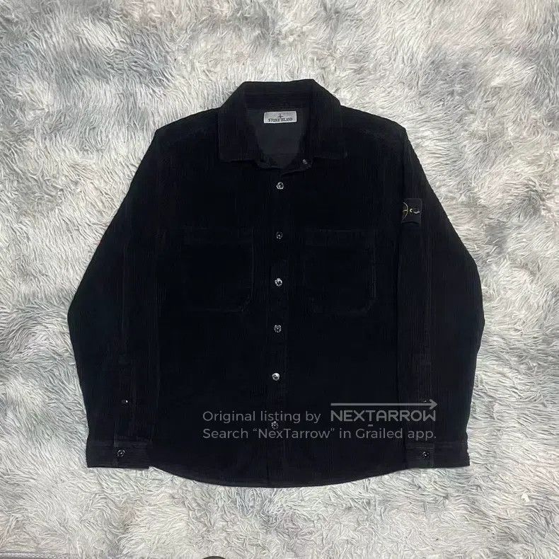 Stone Island Stone Island Corduroy Jacket Coat Black Color Size M Size US M / EU 48-50 / 2 - 1 Thumbnail