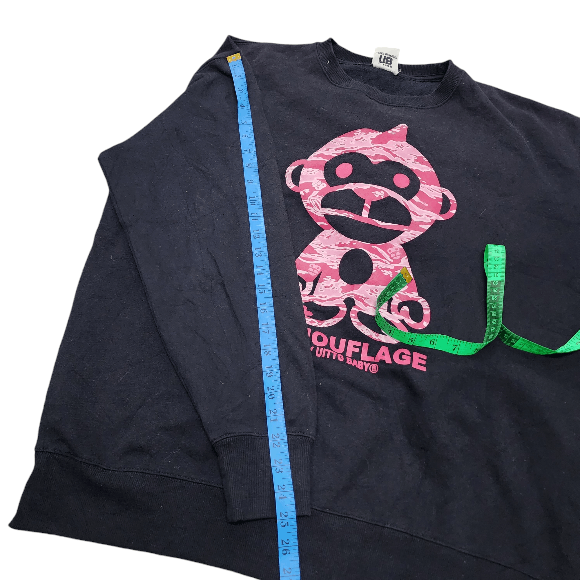 Japanese Brand UITTG Baby Camouflage Type 1 Limited Sweatshirt Size US XL / EU 56 / 4 - 7 Thumbnail