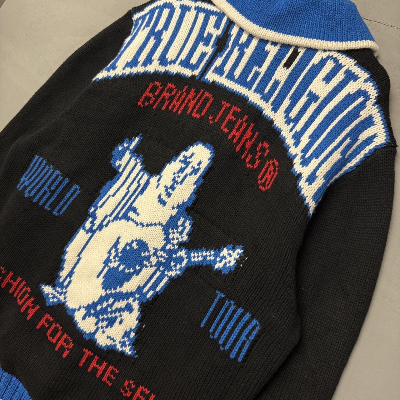 True Religion True Religion NEW Knit Buddha Zip Cardigan Sweater Black XXL Size US XXL / EU 58 / 5 - 3 Thumbnail