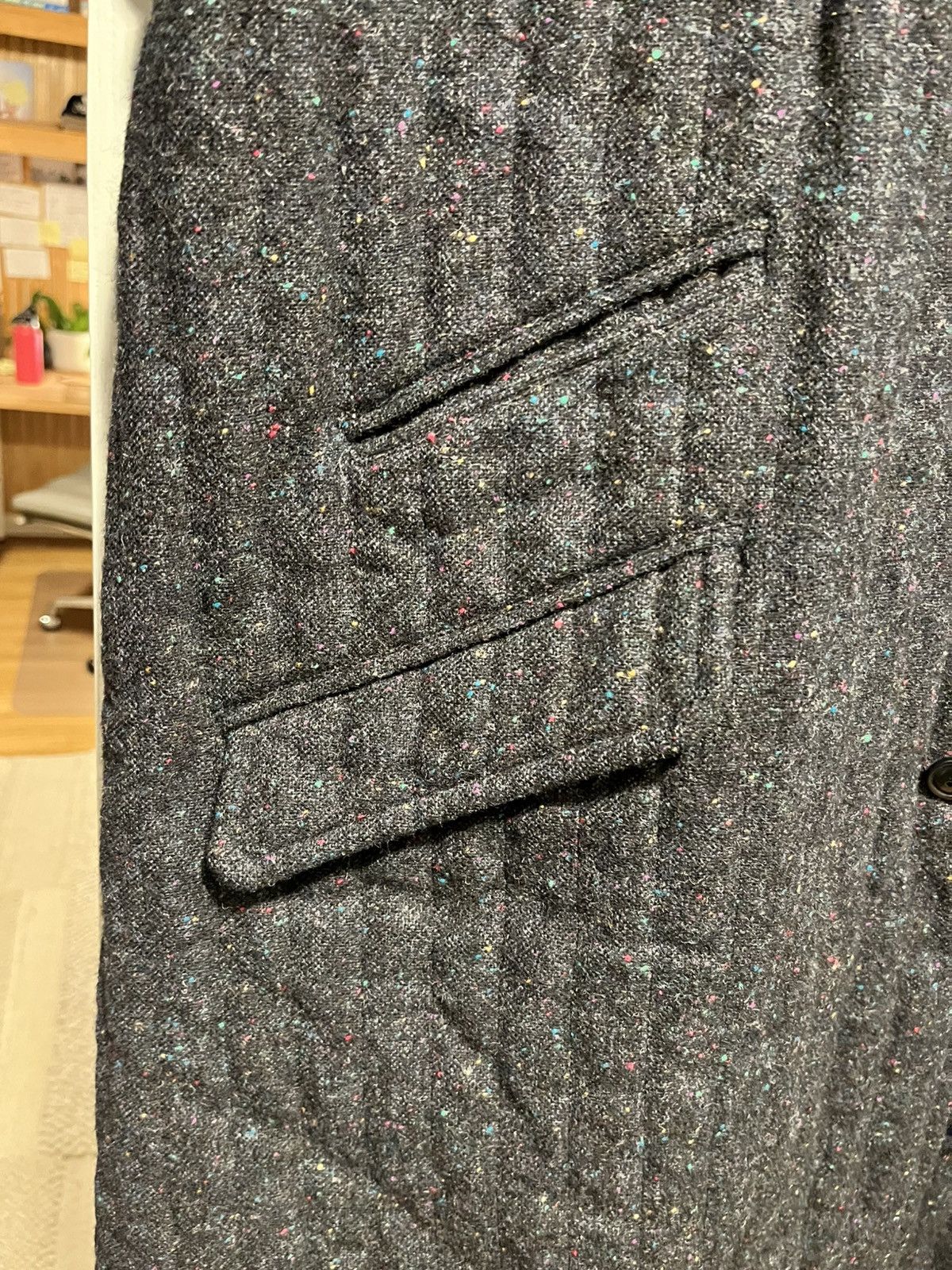 Ts(S) Ts(s) quilted navy wool overcoat Size US M / EU 48-50 / 2 - 2 Thumbnail