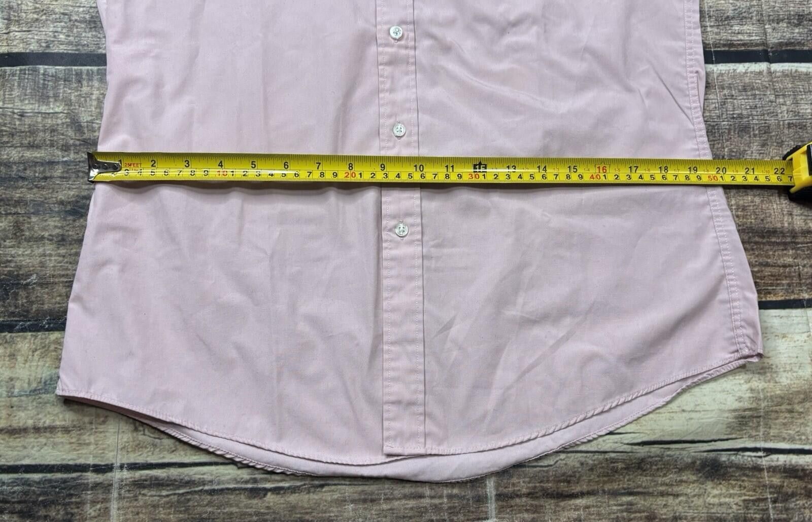Saint Laurent Paris VTG Yves Saint Laurent Shirt Mens 15.5 34/35 Button Down Size 38R - 12 Thumbnail