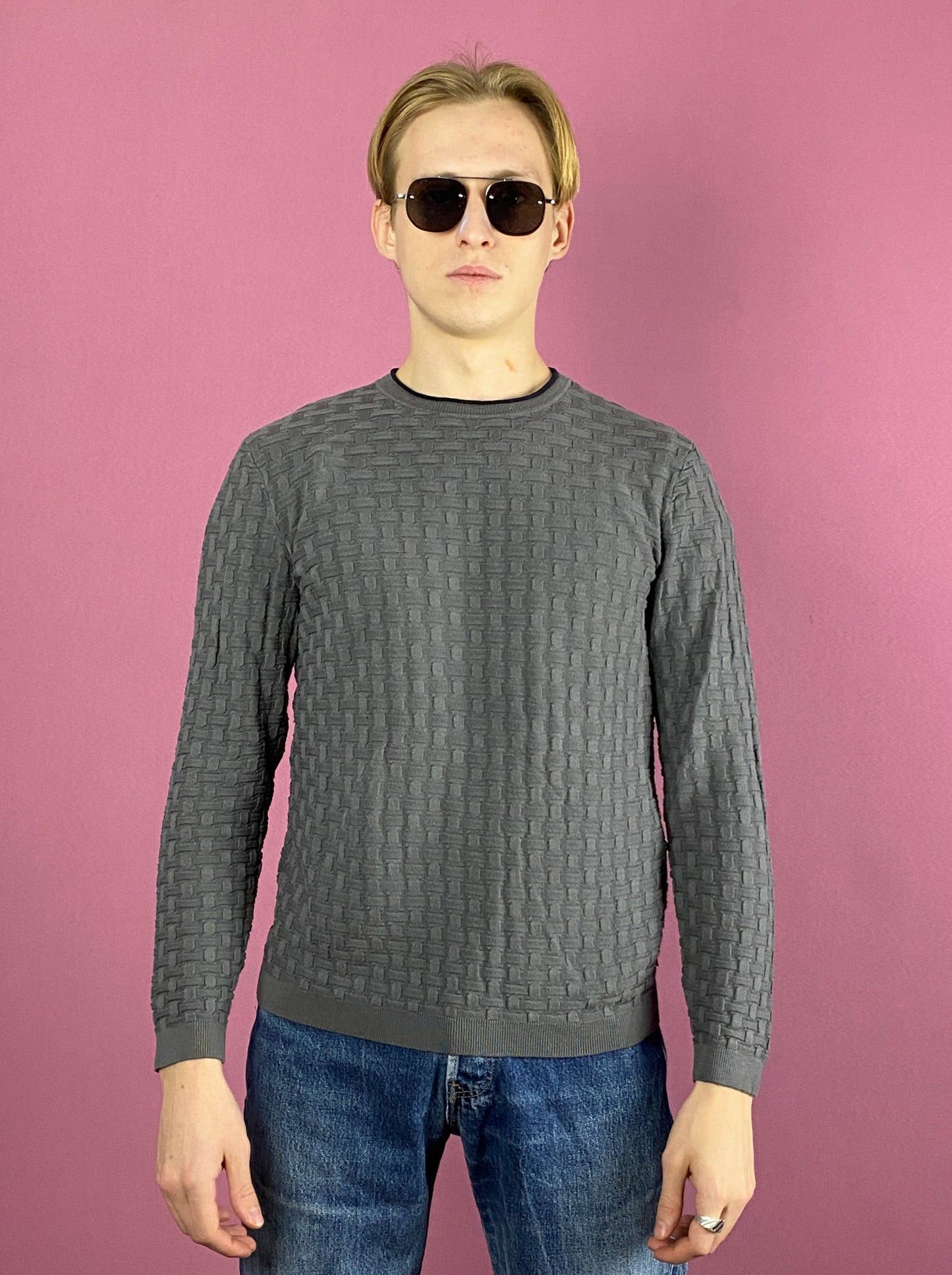 Emporio Armani × Vintage Emporio Armani Vintage Men's Sweater - M Size US M / EU 48-50 / 2 - 2 Thumbnail