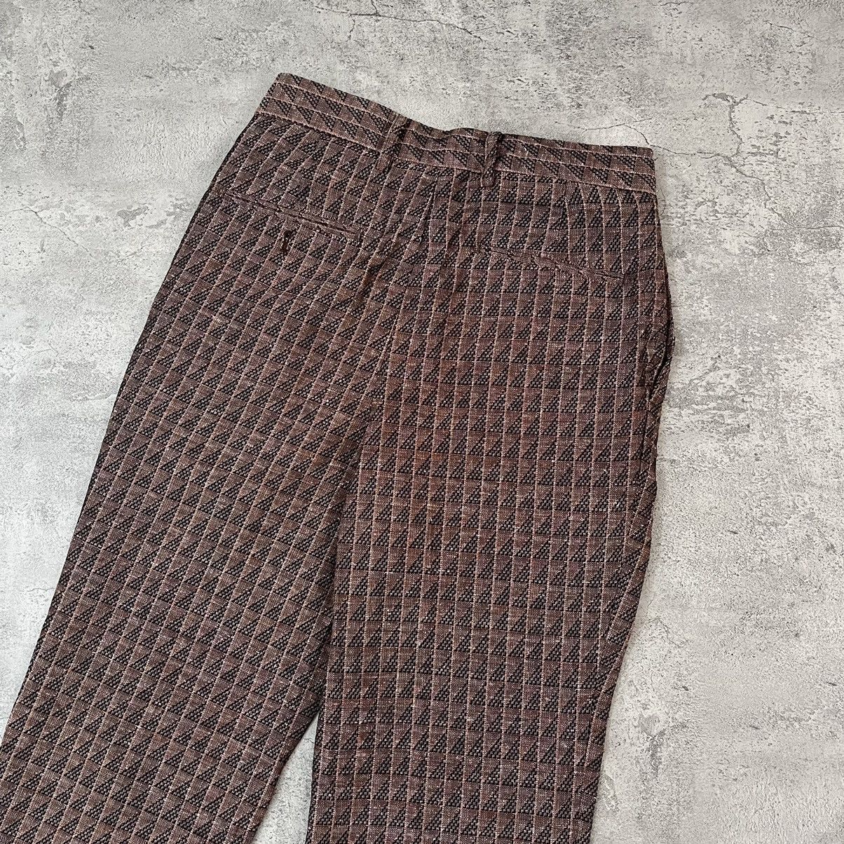 Needles × Nepenthes Needles Tucked Geometric Jacquard Trousers Size US 30 / EU 46 - 6 Thumbnail