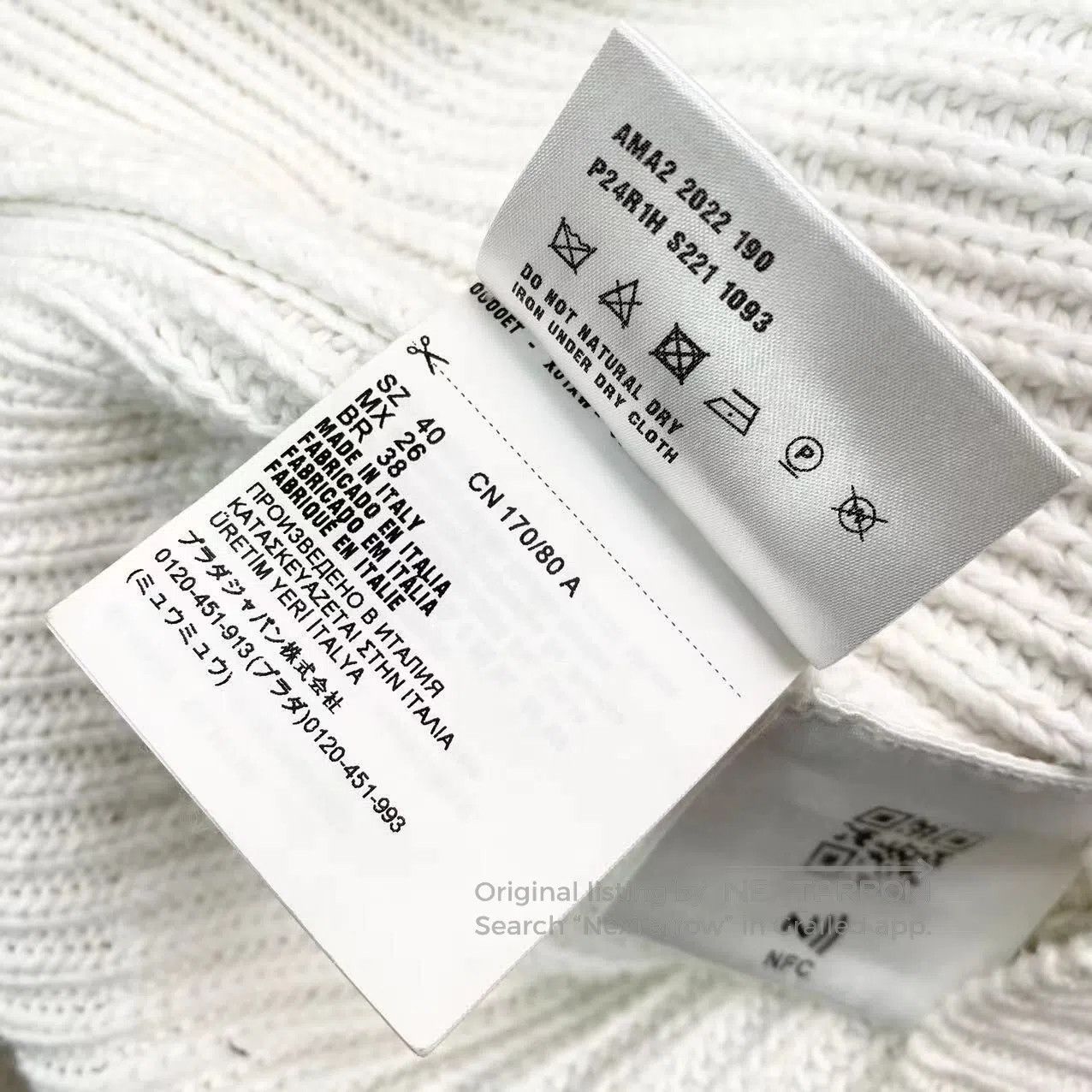 Prada Prada Letter logo crew neck sweater| Size XS / US 0-2 / IT 36-38 - 4 Thumbnail