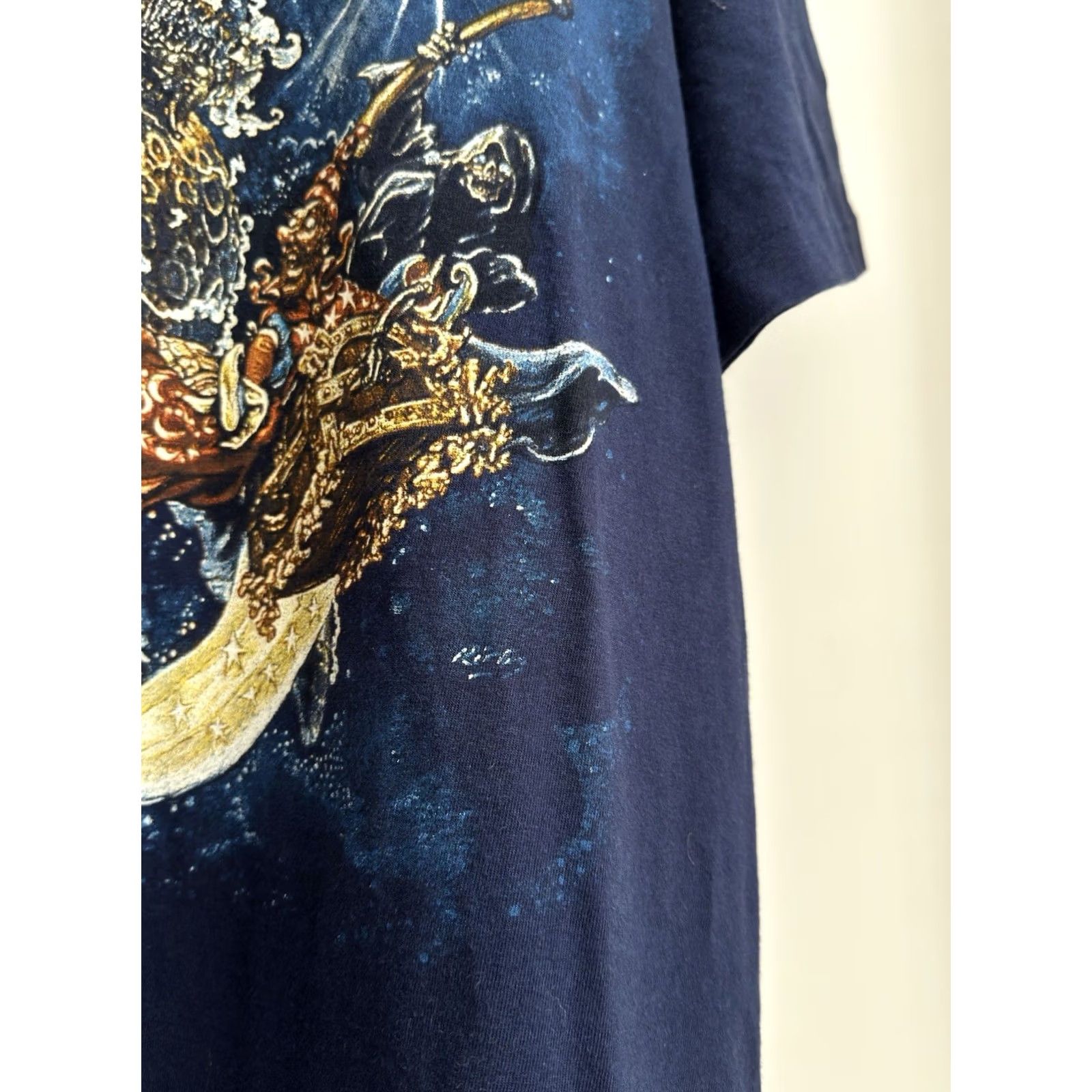 Vintage VTG 90s Discworld Great A’Tuin Turtle Terry Pratchett Shirt XL Blue Mens Short Sleeve Size US XL / EU 56 / 4 - 6 Thumbnail