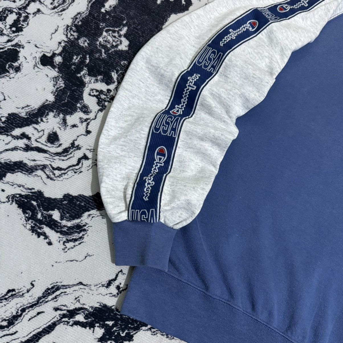 Vintage Vintage champion usa taped sweatshirt Size US M / EU 48-50 / 2 - 6 Thumbnail