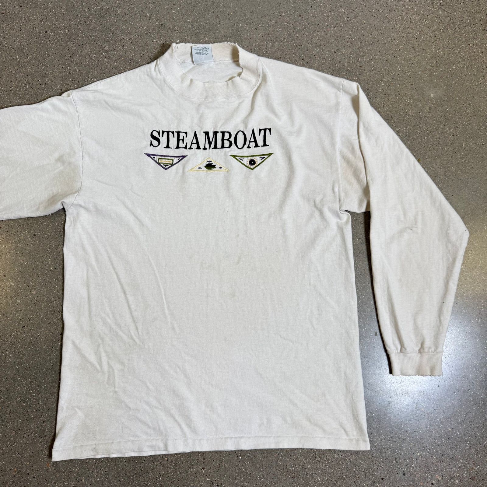 Otto Vtg 90s Ottowear Steamboat Ski Long Sleeve Shirt USA Made L Size US L / EU 52-54 / 3 - 1 Thumbnail