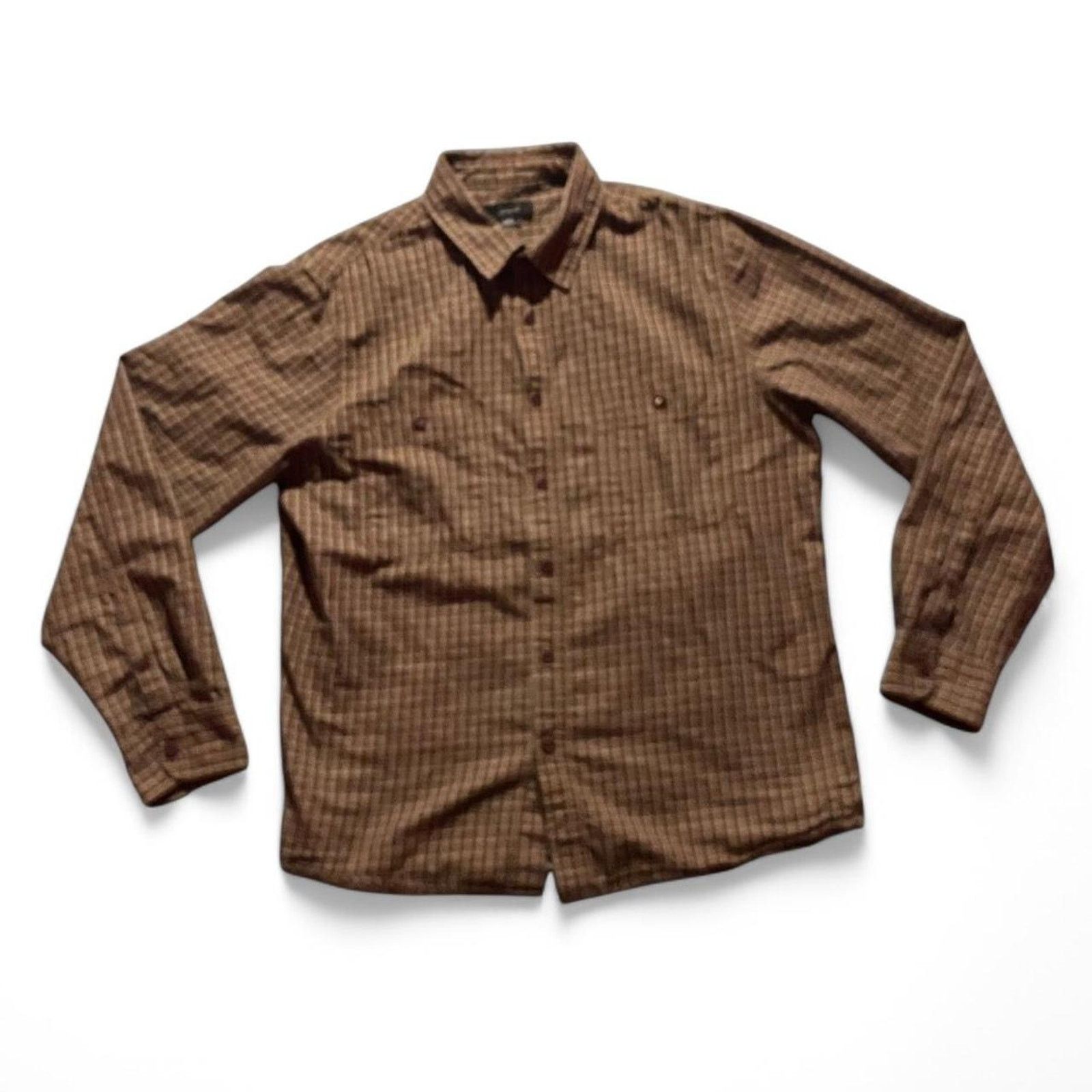 Cotton On Cotton on brown plaid button up Size US M / EU 48-50 / 2 - 1 Thumbnail